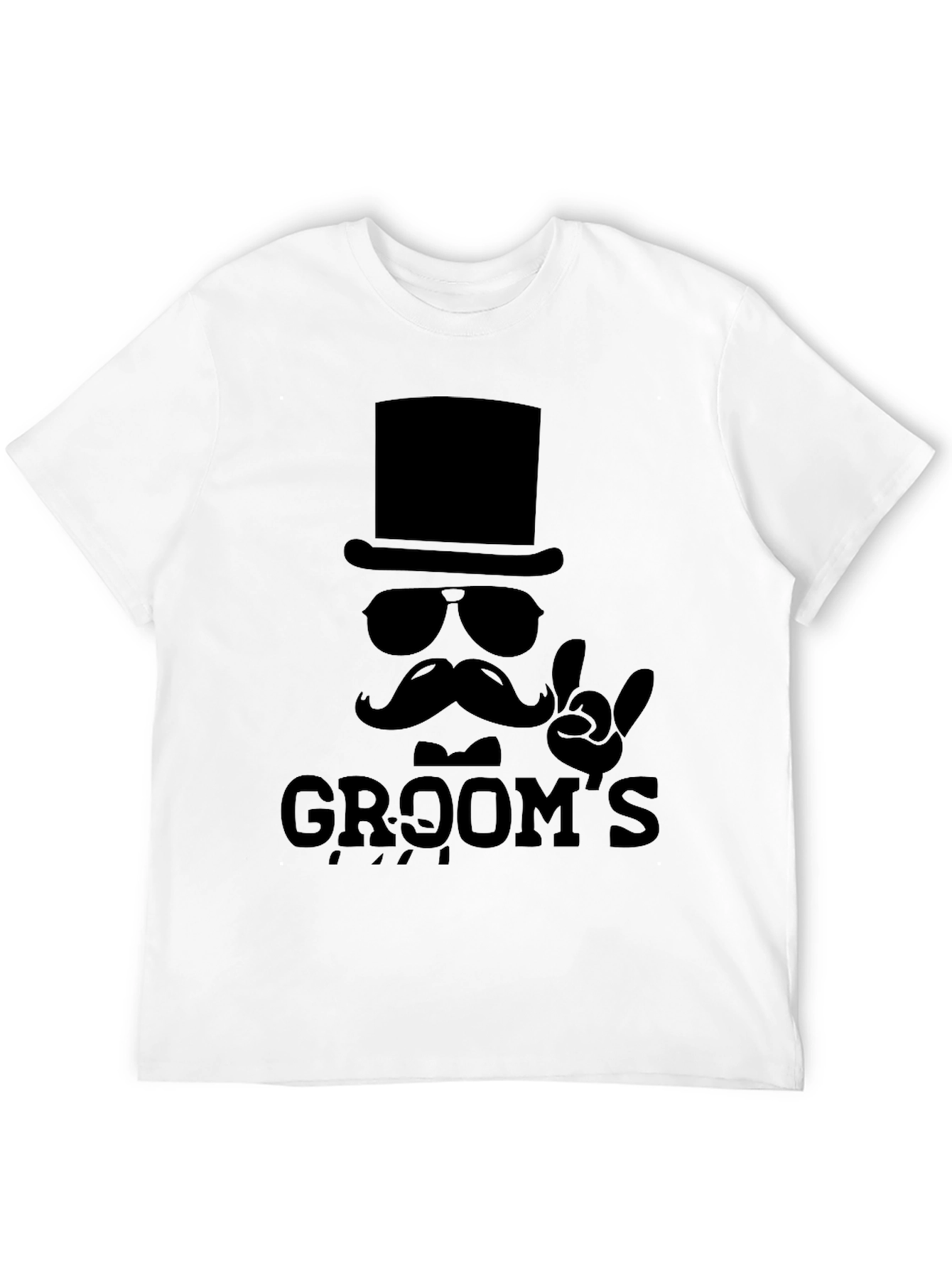 Grooms Rock & Roll Wedding T-Shirt