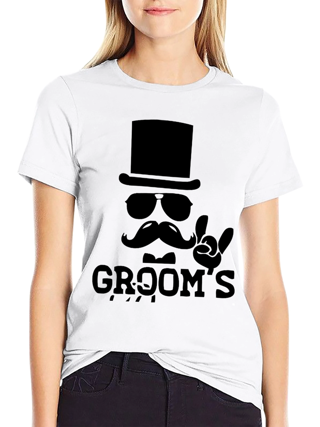 Grooms Rock & Roll Wedding T-Shirt