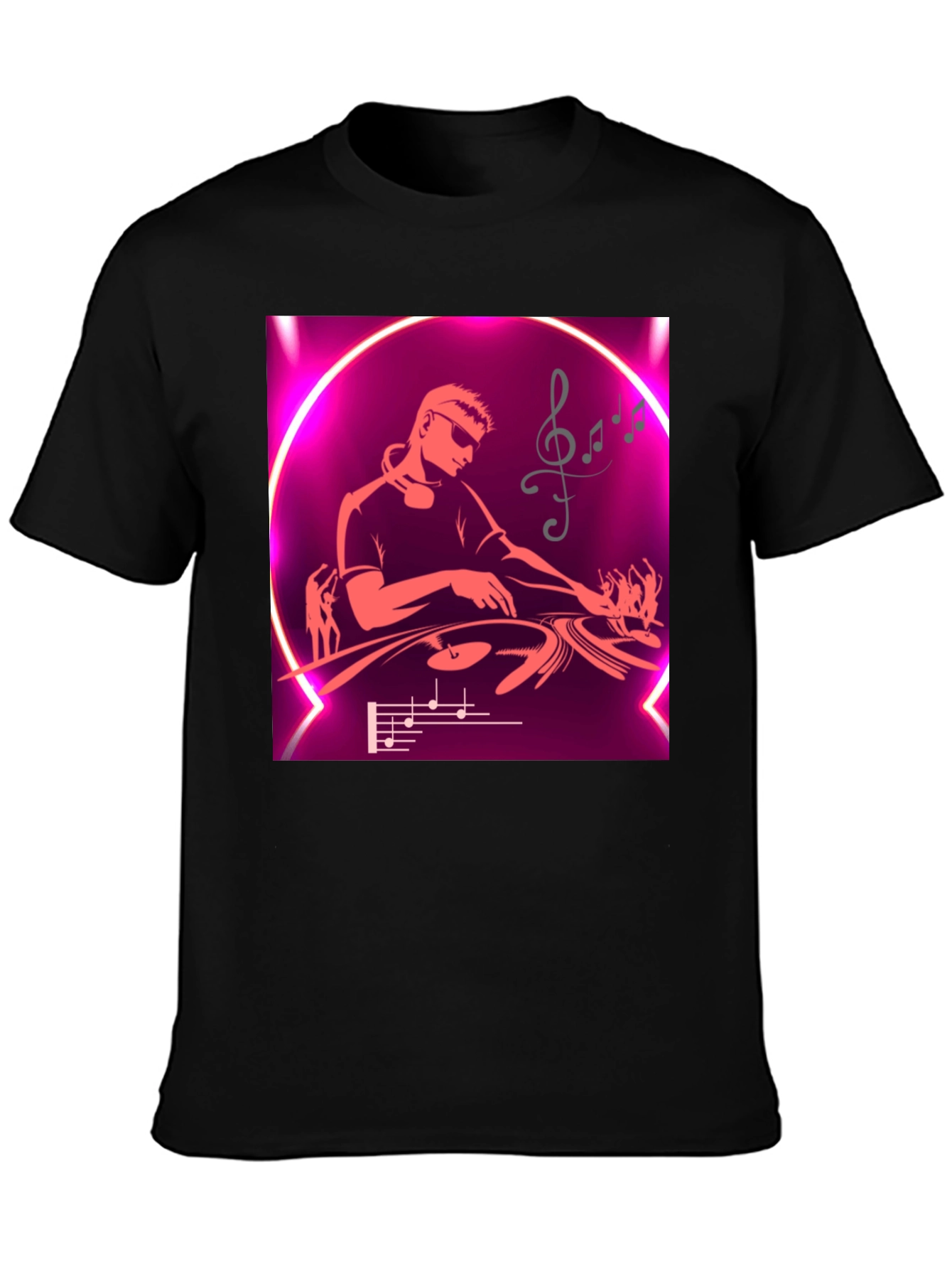 DJ Music Graphic T-Shirt - Party Ready Style