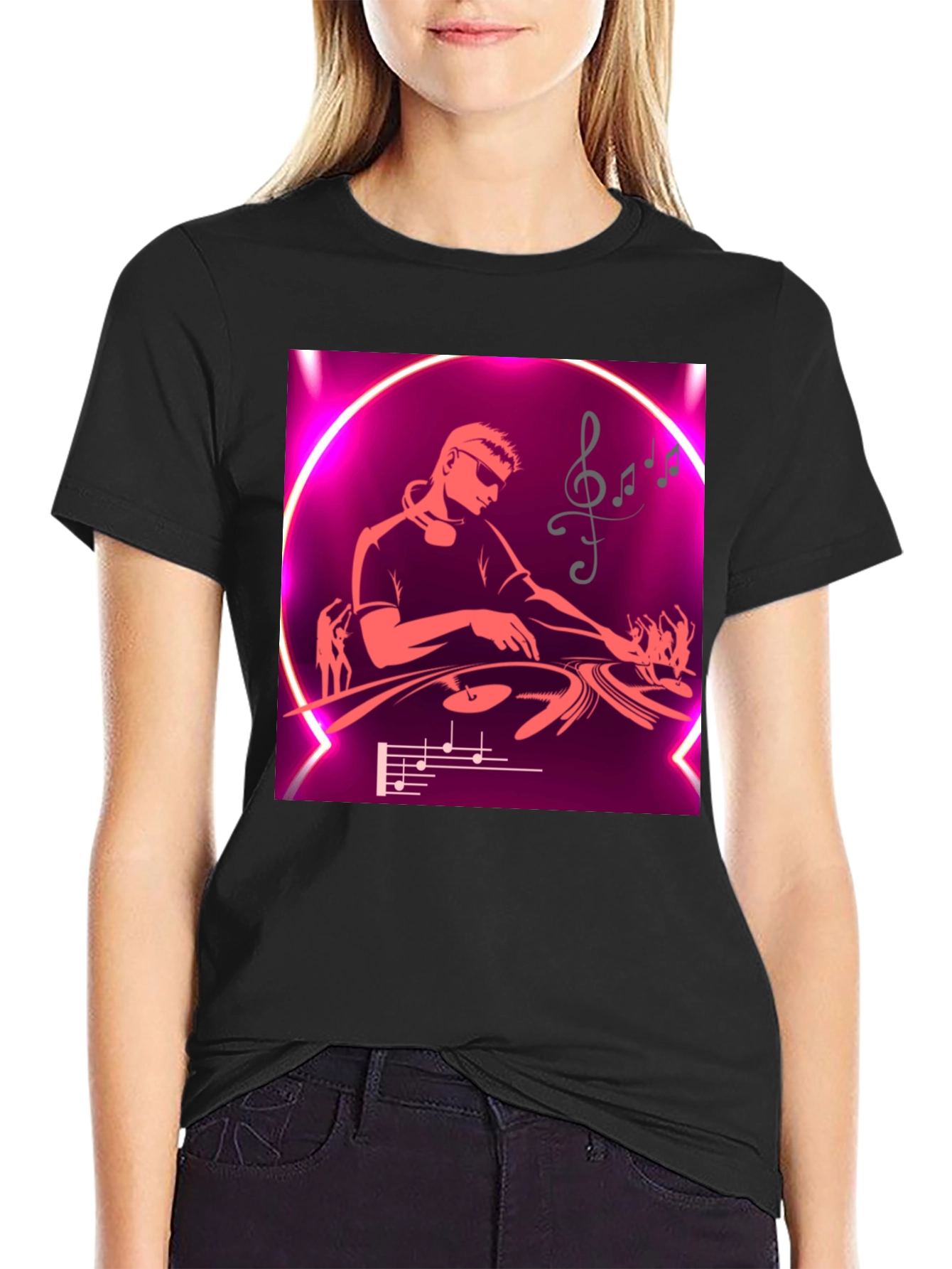 DJ Music Graphic T-Shirt - Party Ready Style