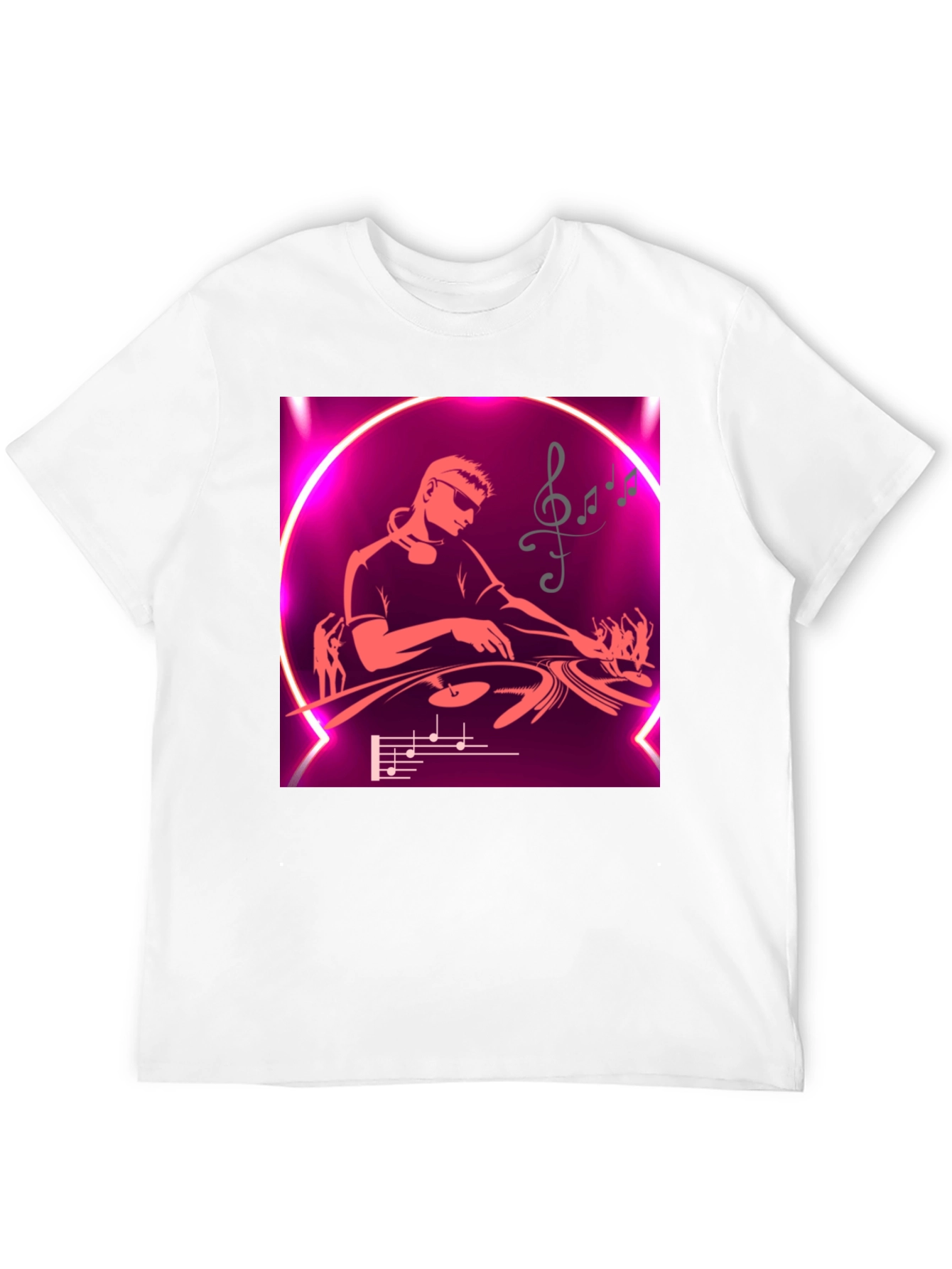 DJ Music Graphic T-Shirt - Party Ready Style