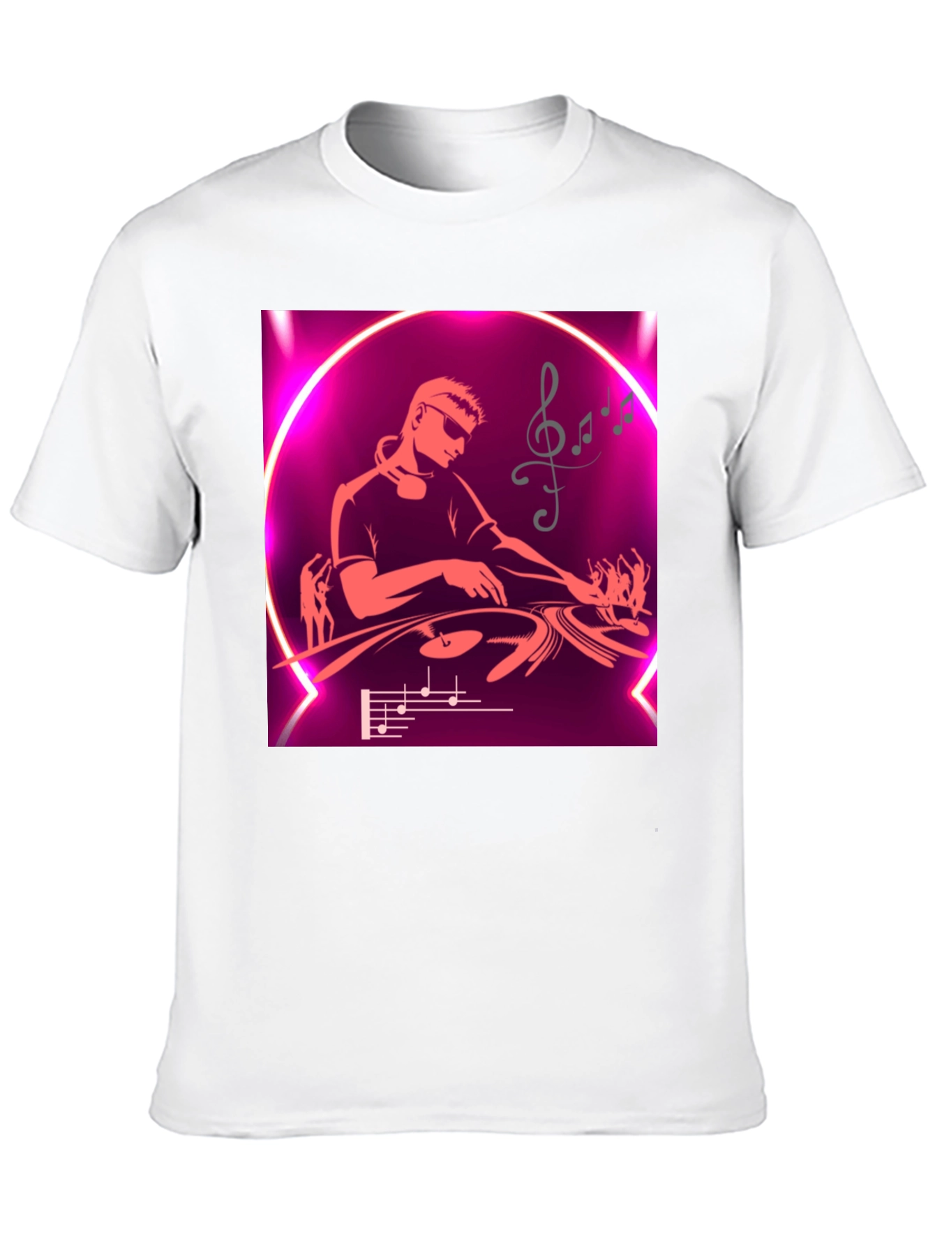 DJ Music Graphic T-Shirt - Party Ready Style