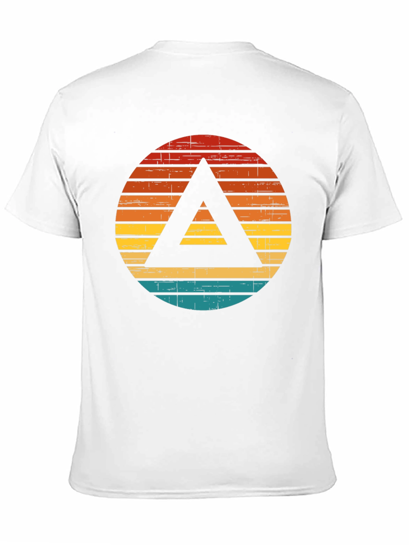 Retro Circle Triangle Graphic Tee