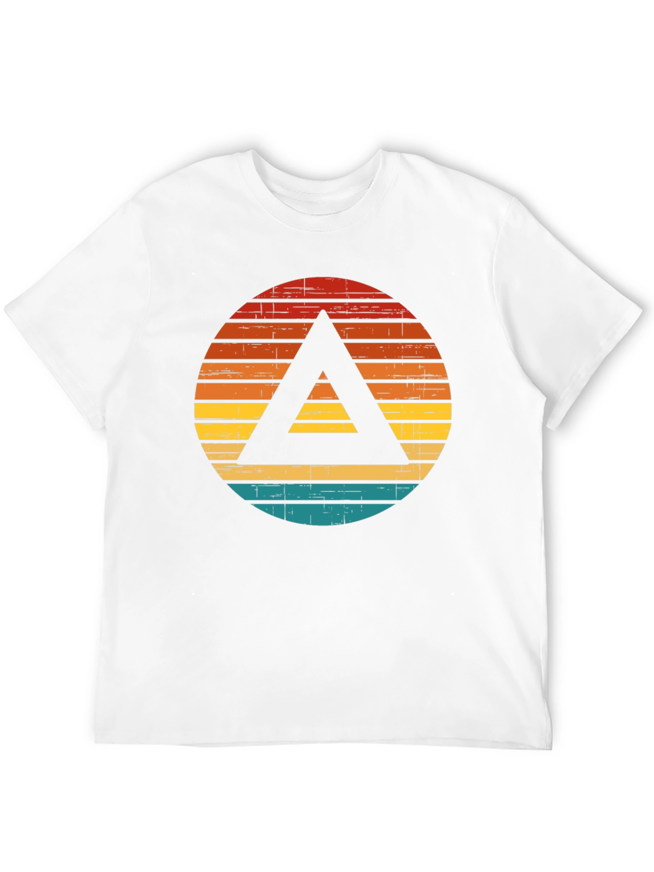 Retro Circle Triangle Graphic Tee