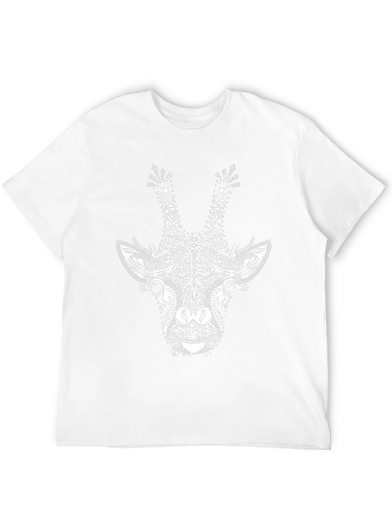 Giraffe Graphic Black T-Shirt