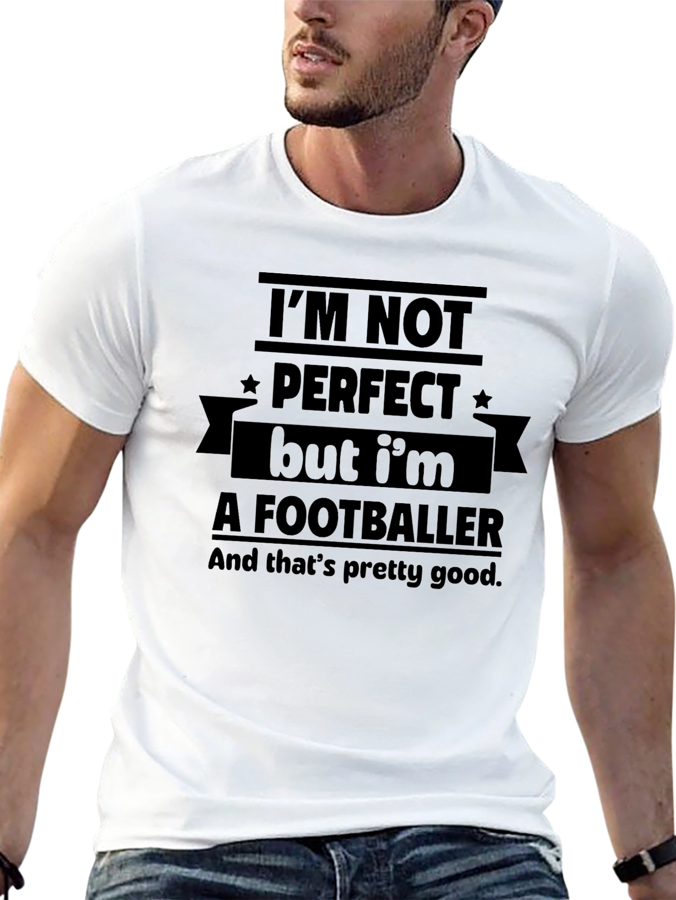 Im Not Perfect Footballer T-Shirt