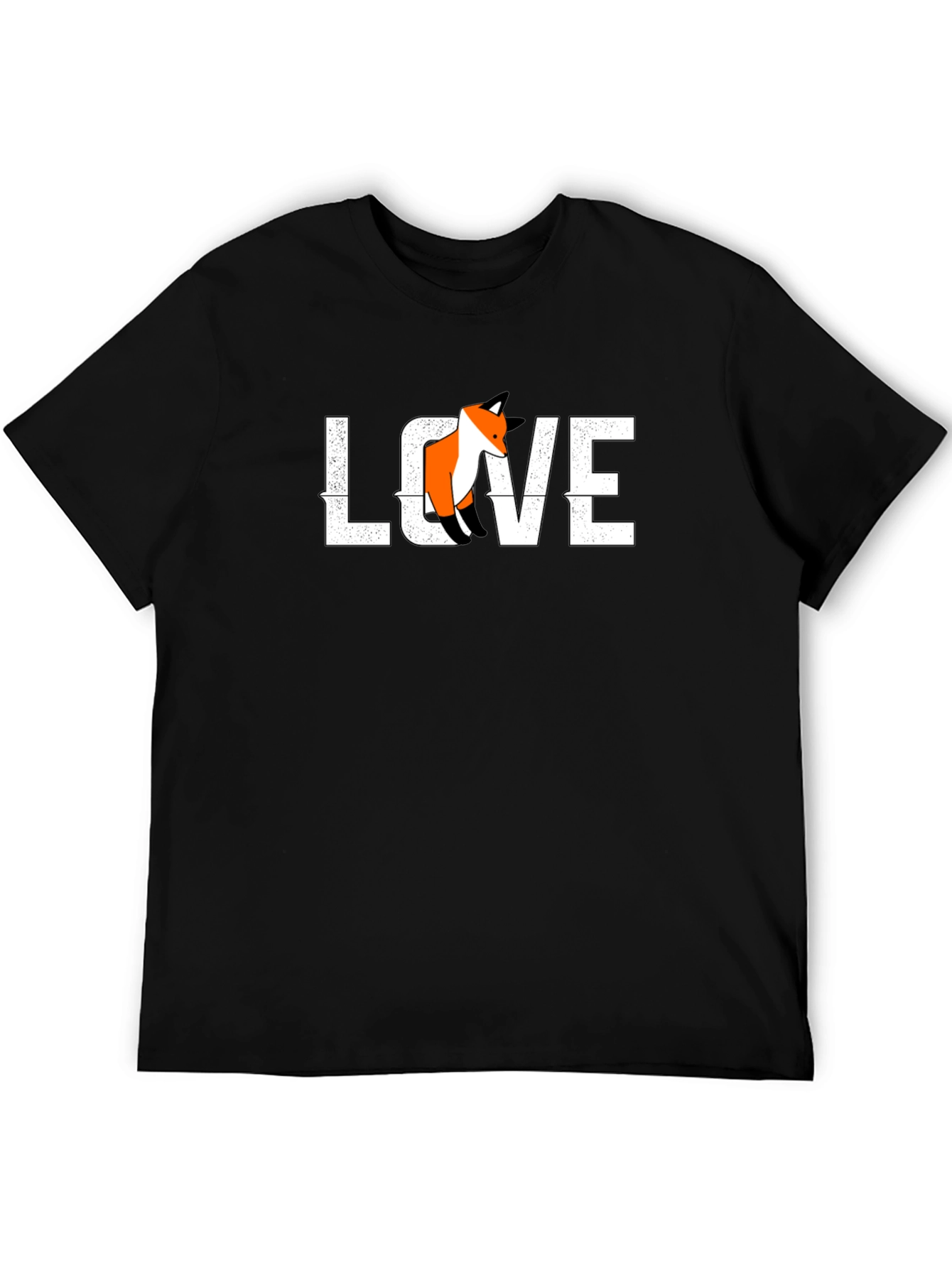 Love Fox Graphic Tee - Black