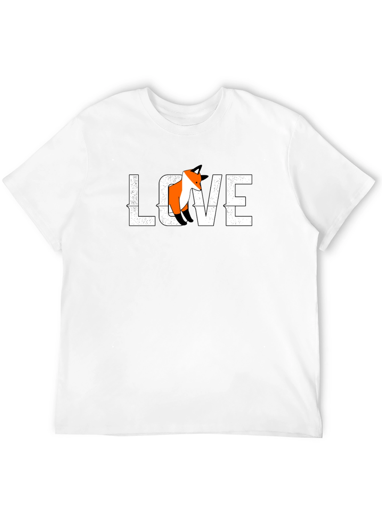 Love Fox Graphic Tee - Black