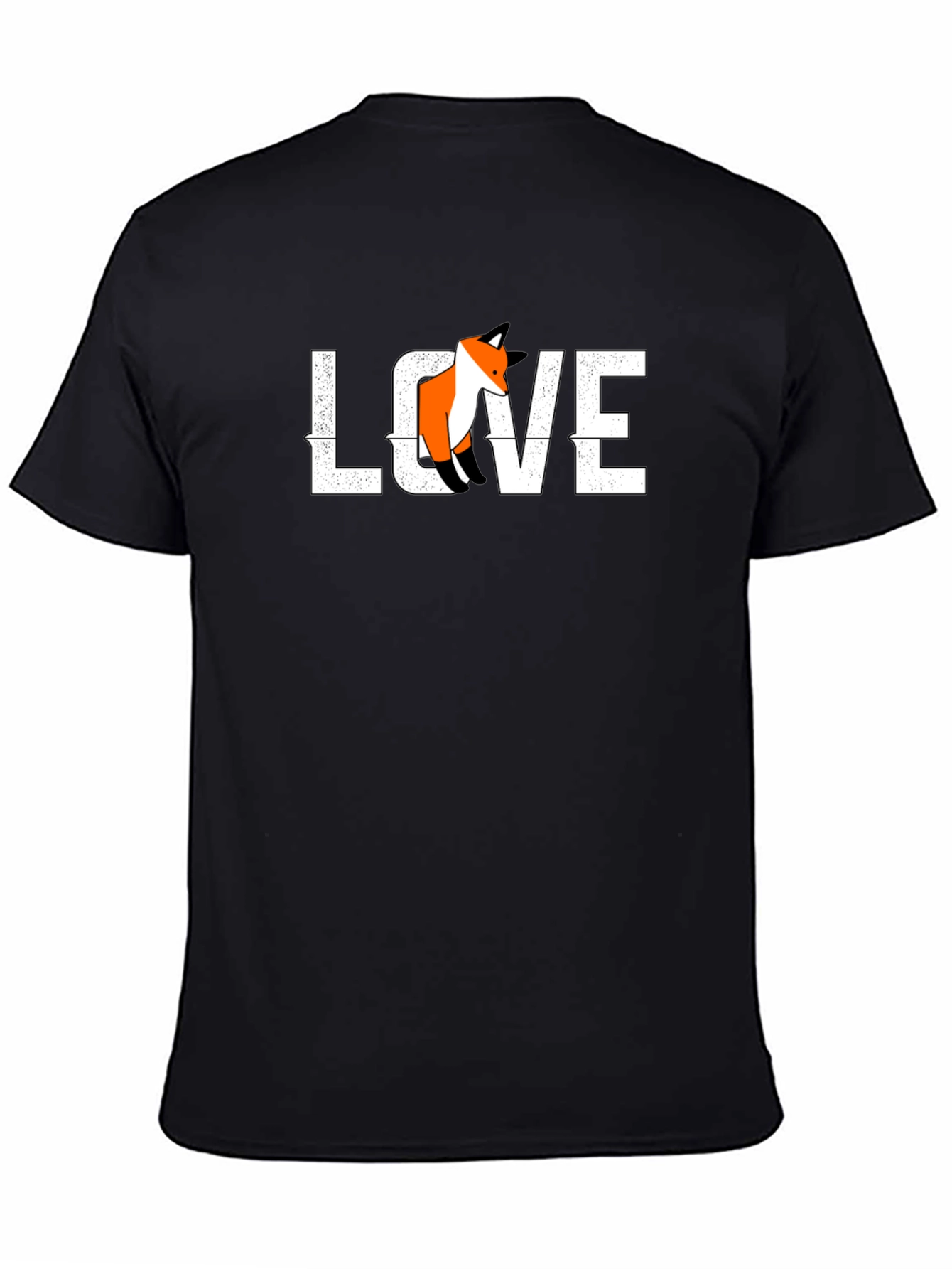 Love Fox Graphic Tee - Black