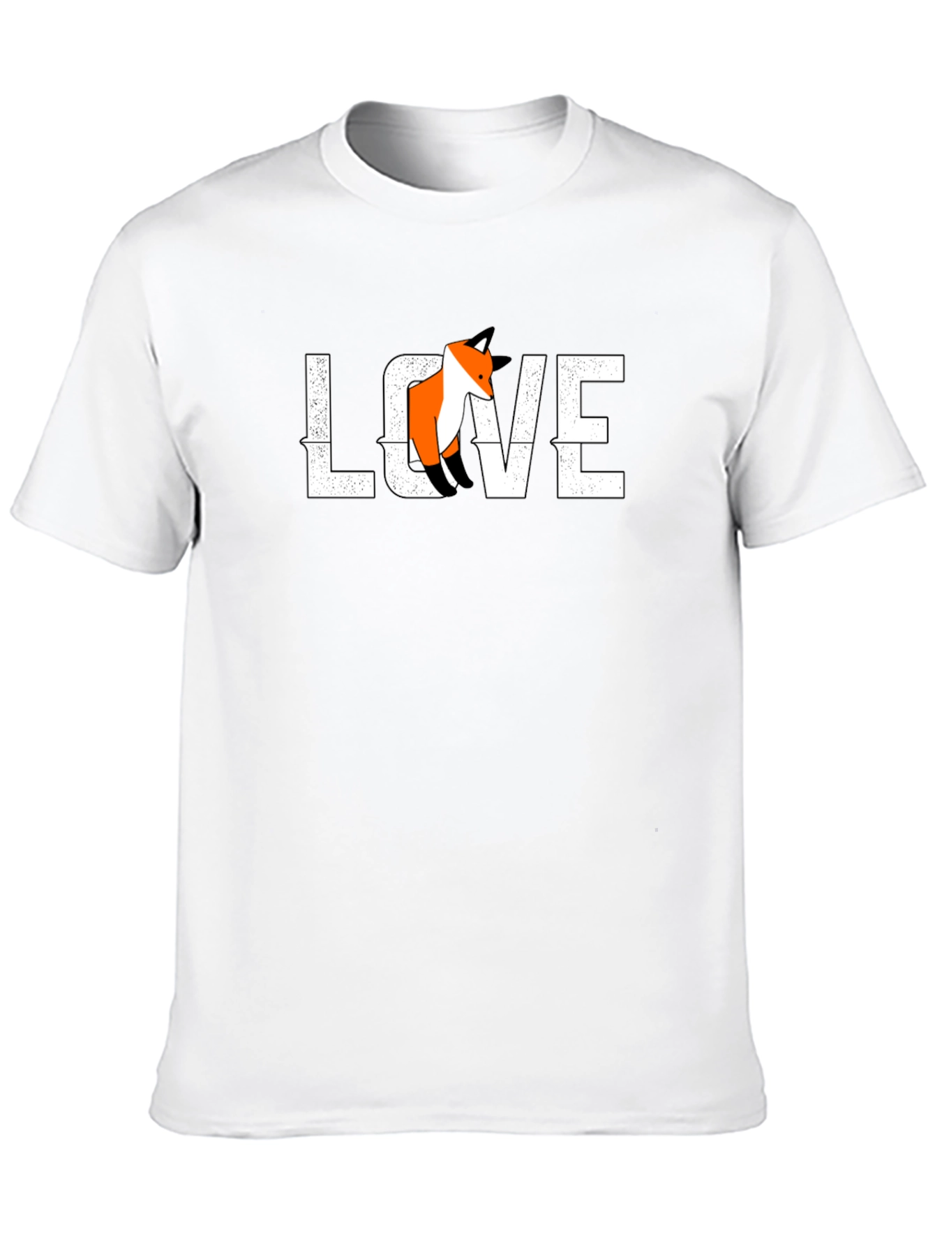 Love Fox Graphic Tee - Black