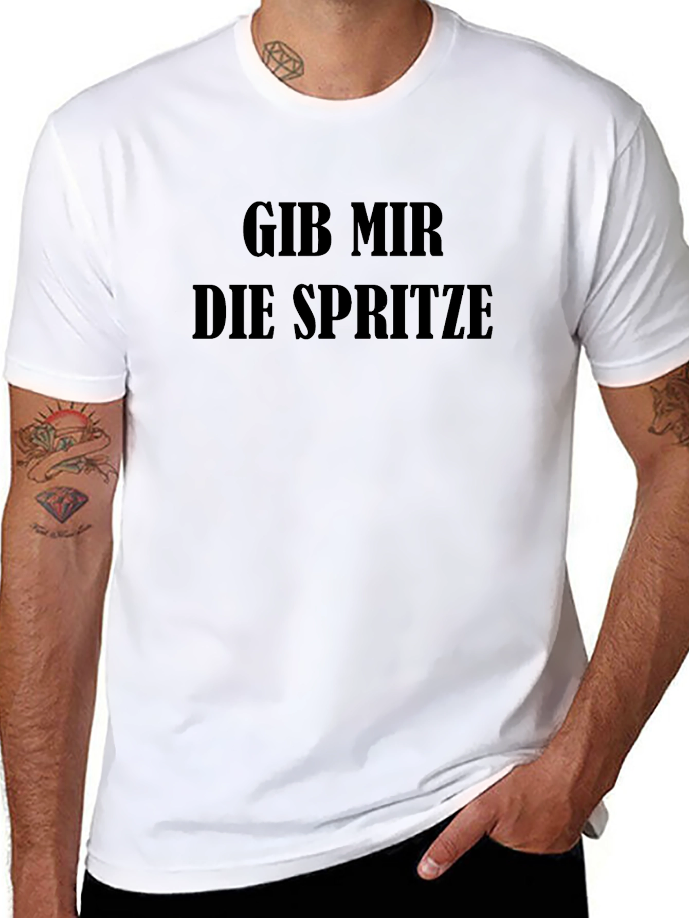 Gib Mir Die Spritze Black T-Shirt