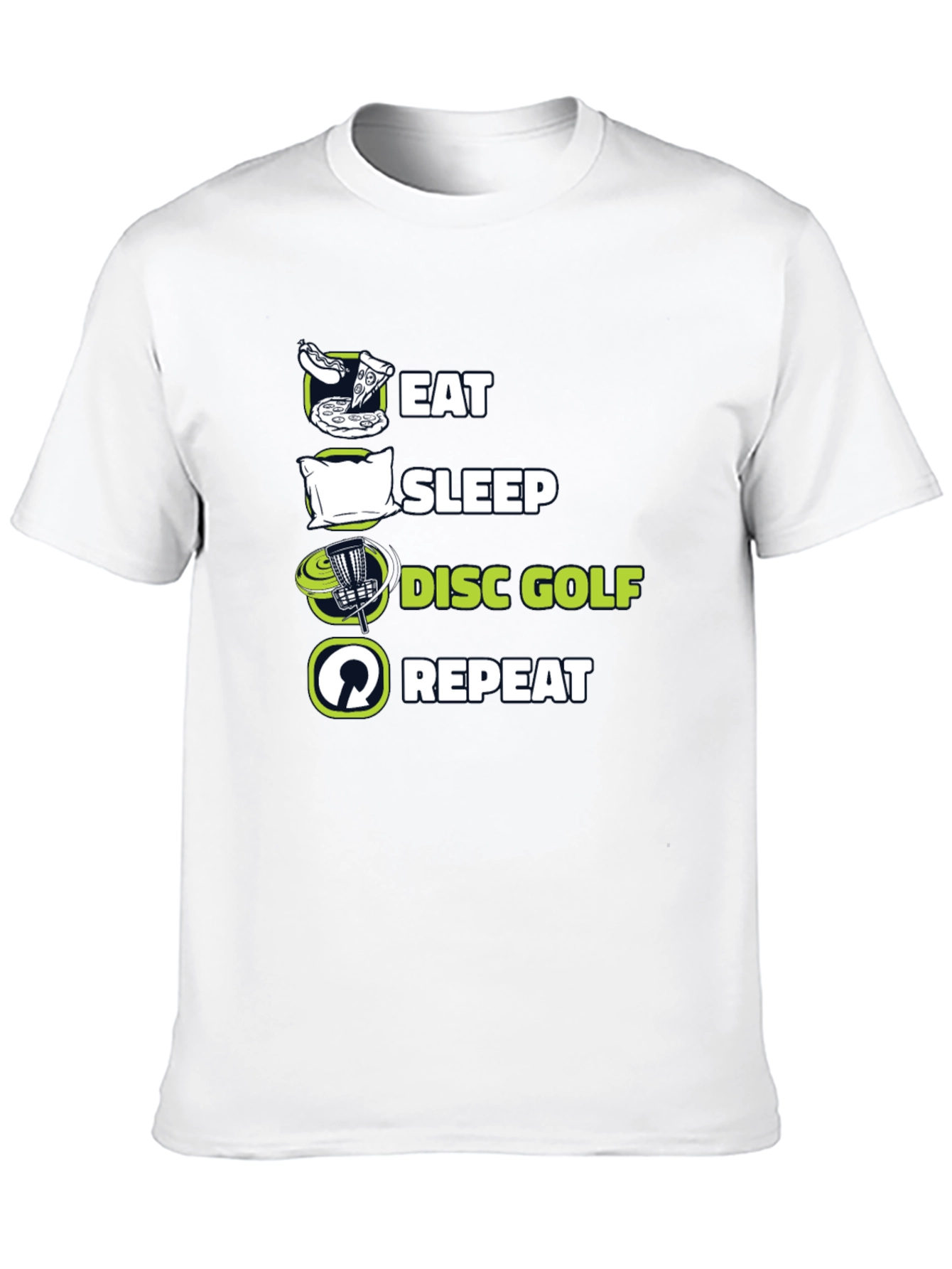 Eat Sleep Disc Golf Repeat T-Shirt