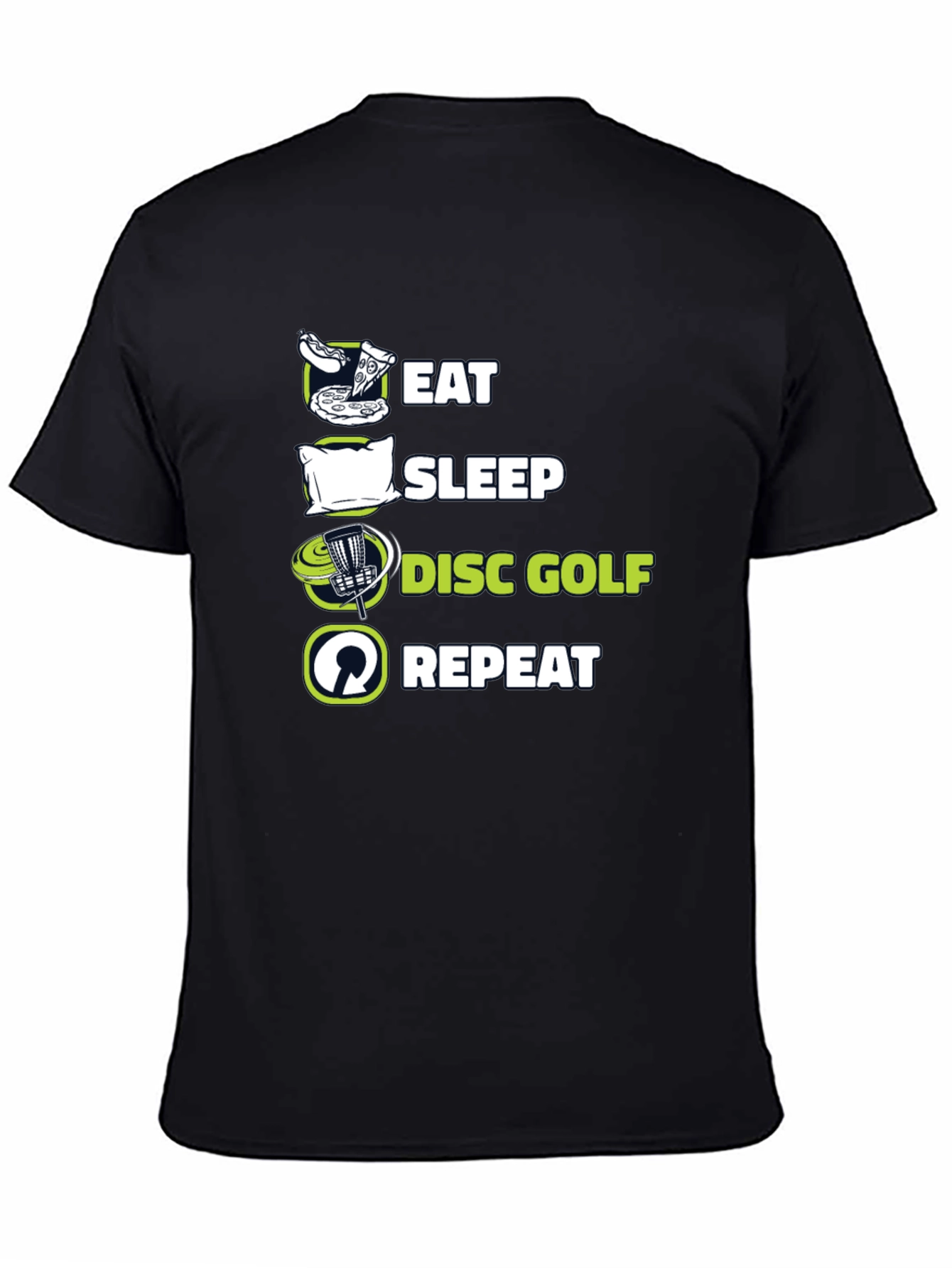 Eat Sleep Disc Golf Repeat T-Shirt