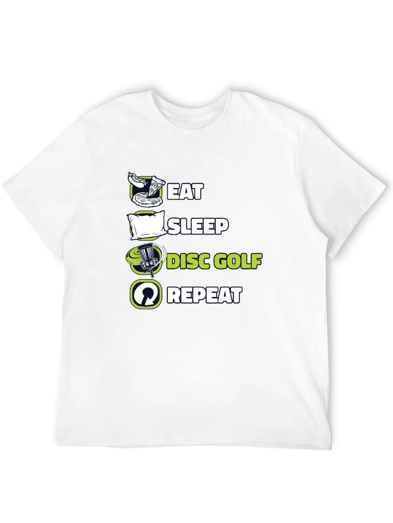 Eat Sleep Disc Golf Repeat T-Shirt