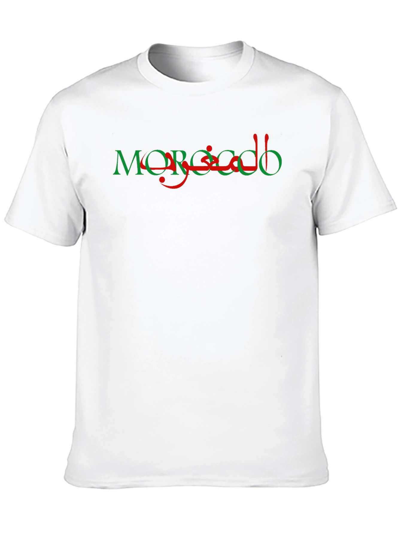 Morocco Graphic Print Black T-Shirt