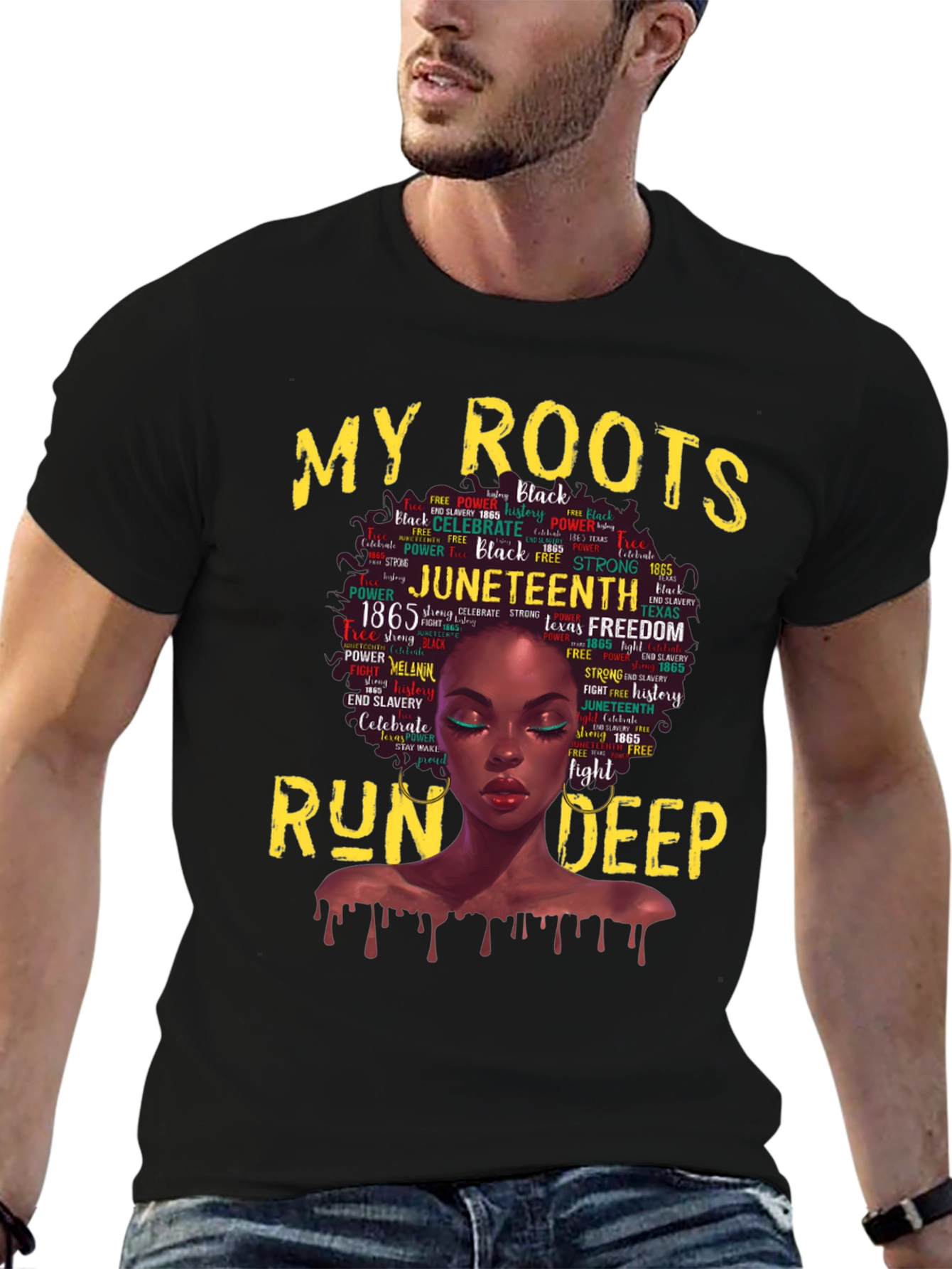 Juneteenth Roots T-Shirt - Black Pride
