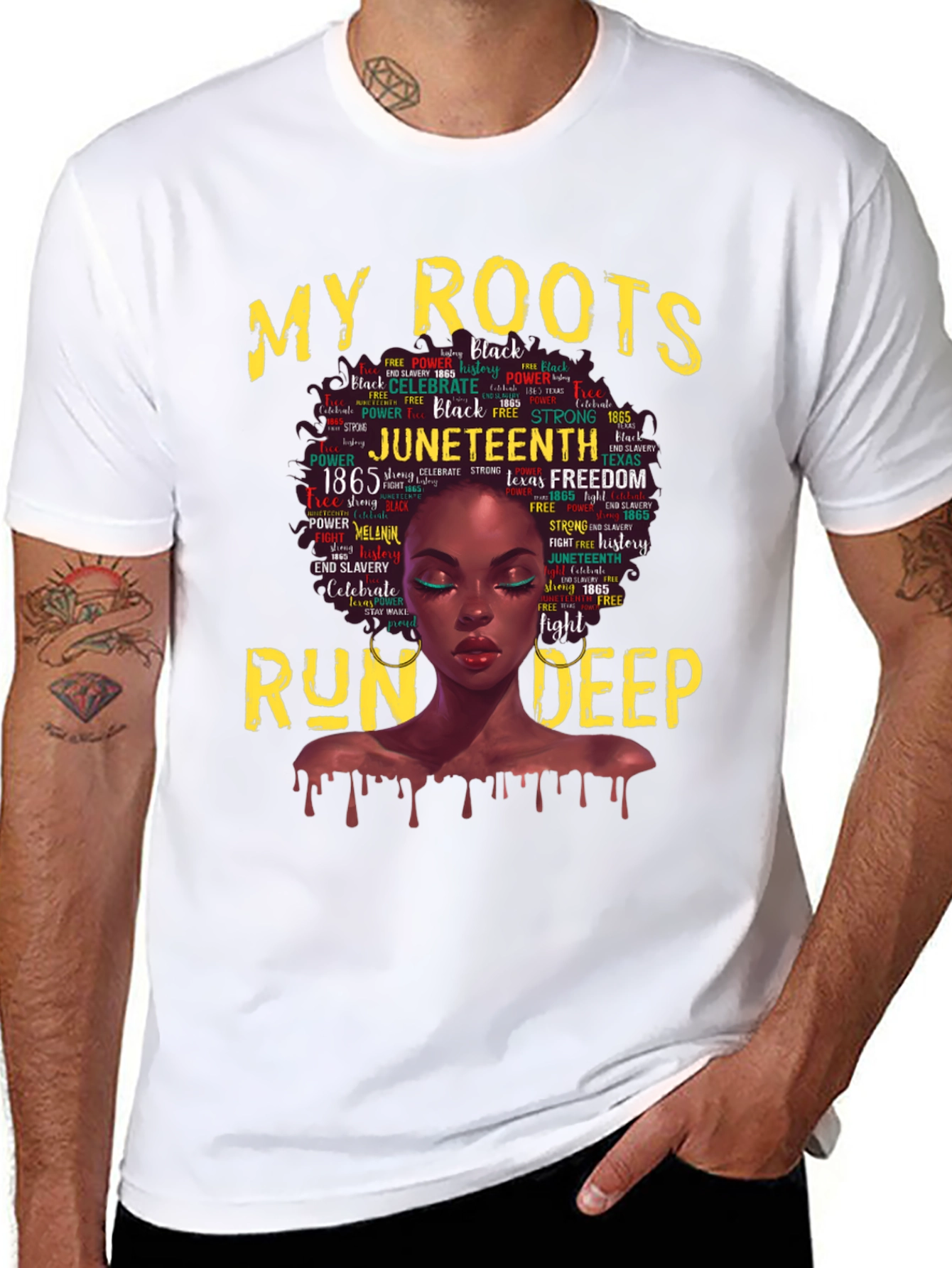Juneteenth Roots T-Shirt - Black Pride