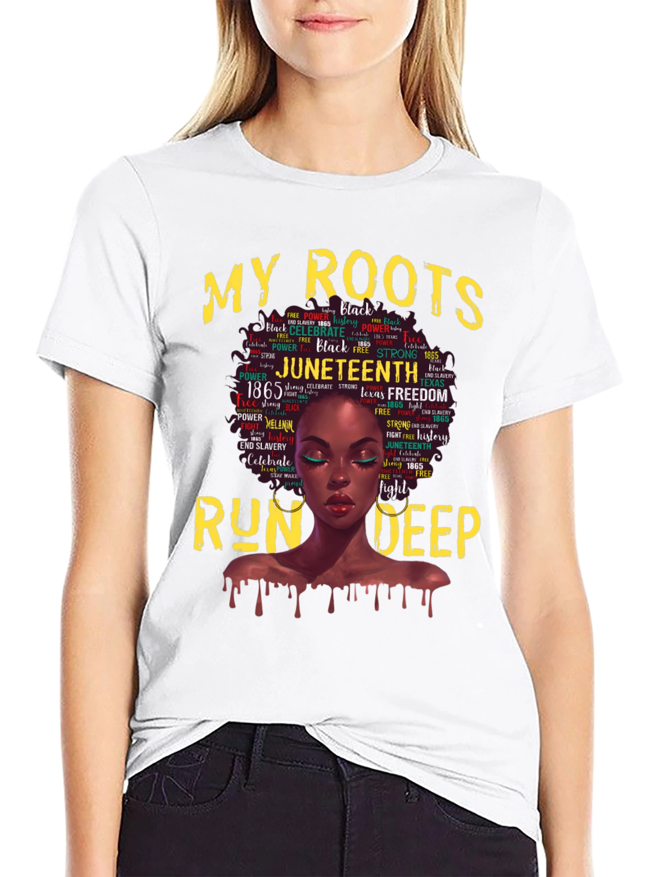 Juneteenth Roots T-Shirt - Black Pride