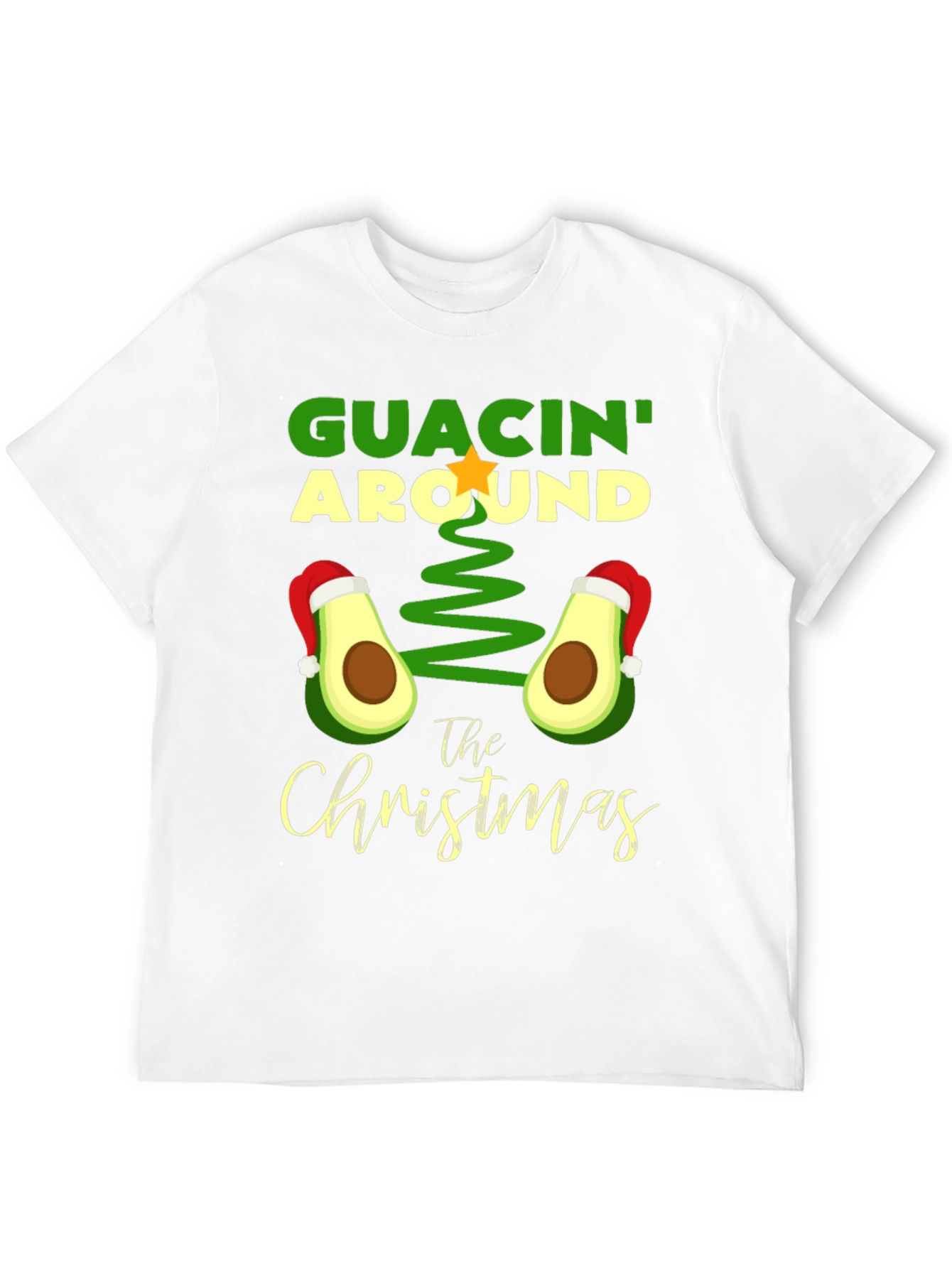 Guacin Around Christmas Graphic Tee