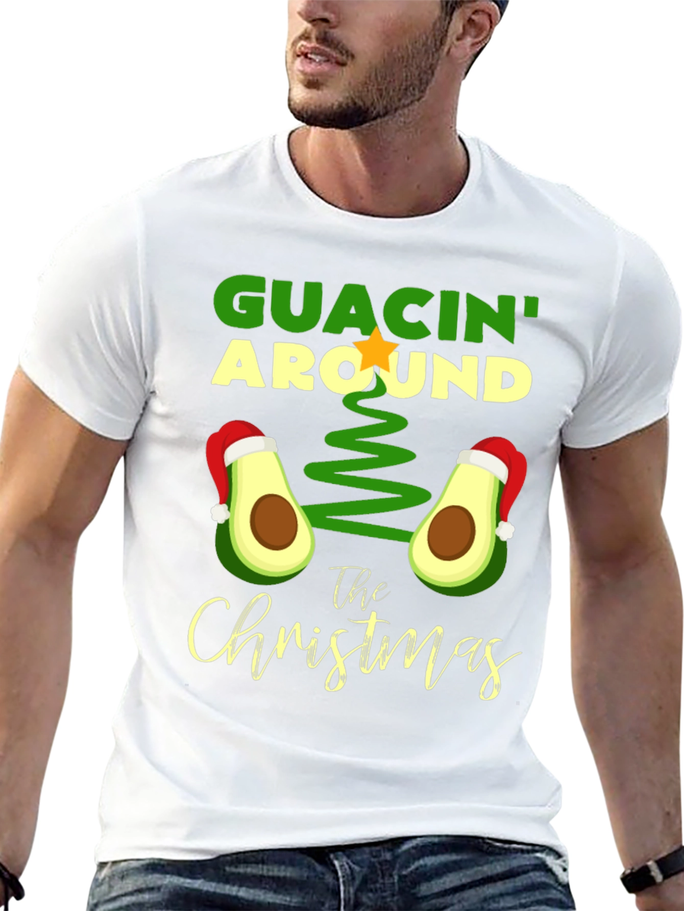 Guacin Around Christmas Graphic Tee