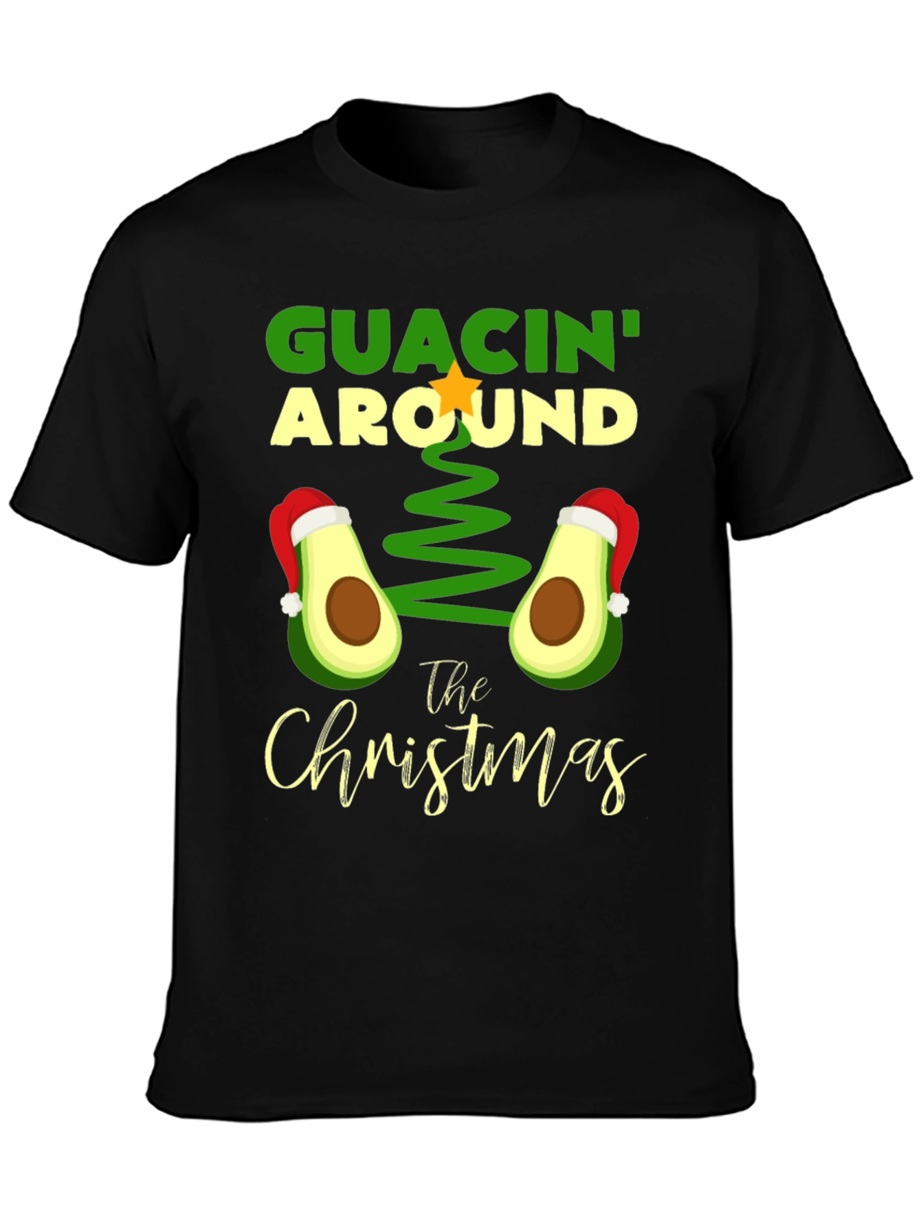 Guacin Around Christmas Graphic Tee