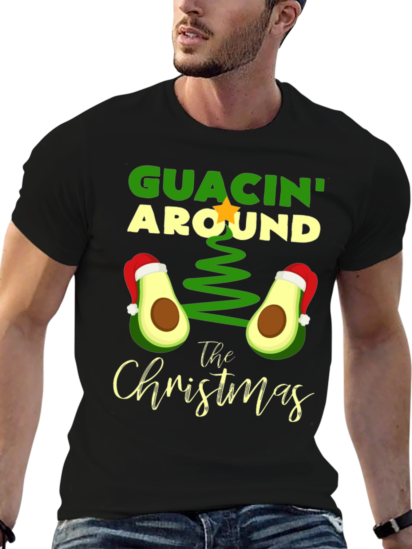 Guacin Around Christmas Graphic Tee