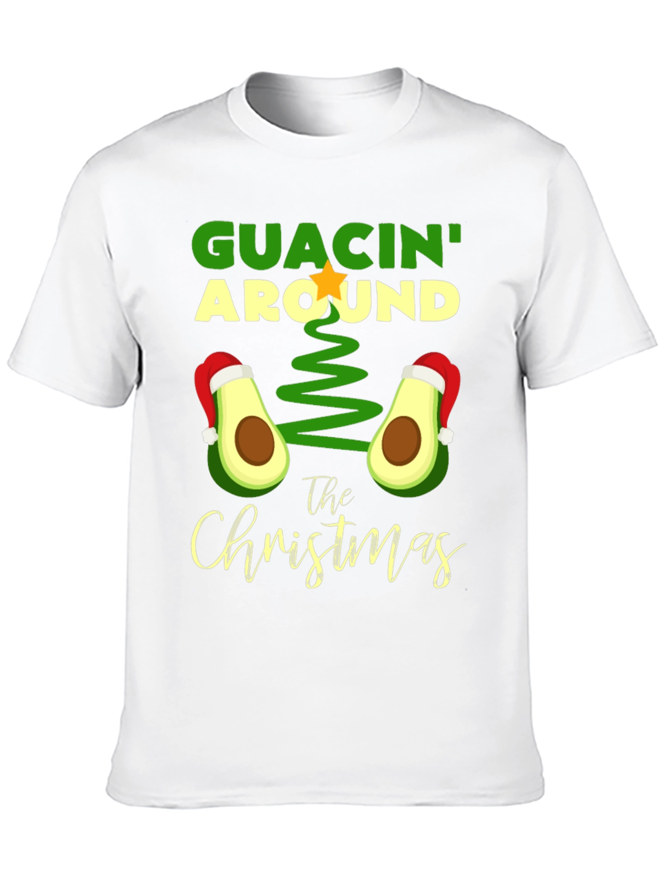Guacin Around Christmas Graphic Tee