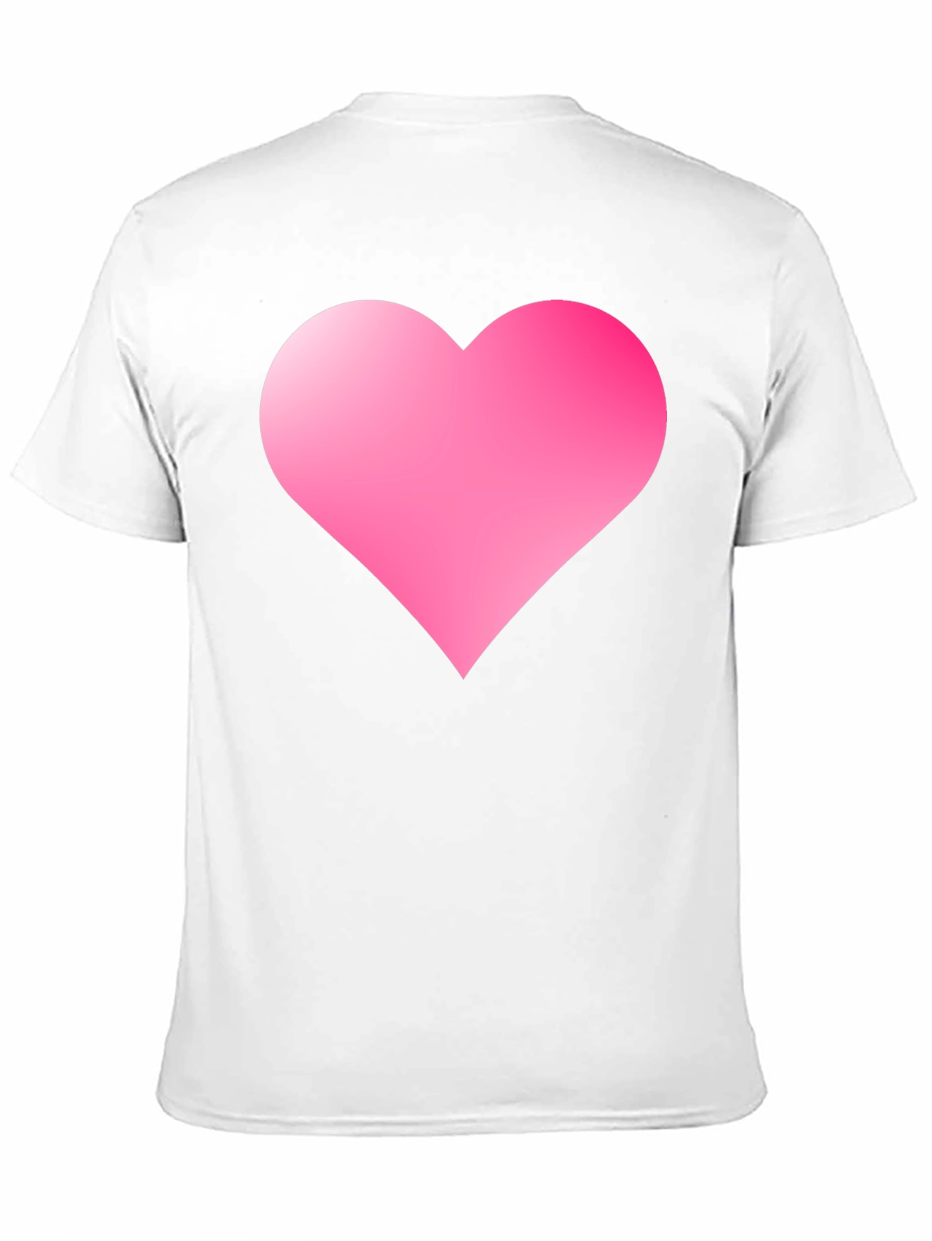 Heart Print Black T-Shirt