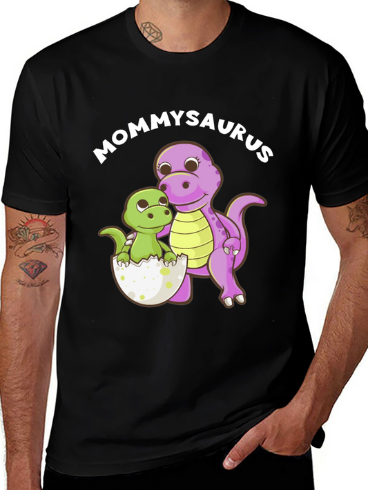Mommysaurus Dinosaur Graphic T-Shirt