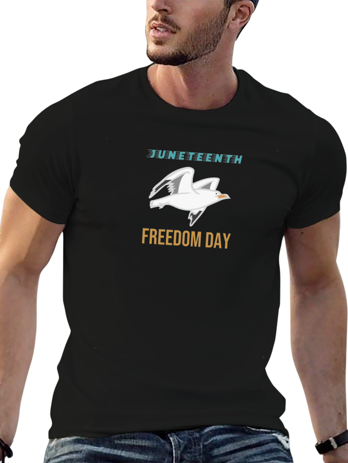 Juneteenth Freedom Day Bird Graphic T-Shirt