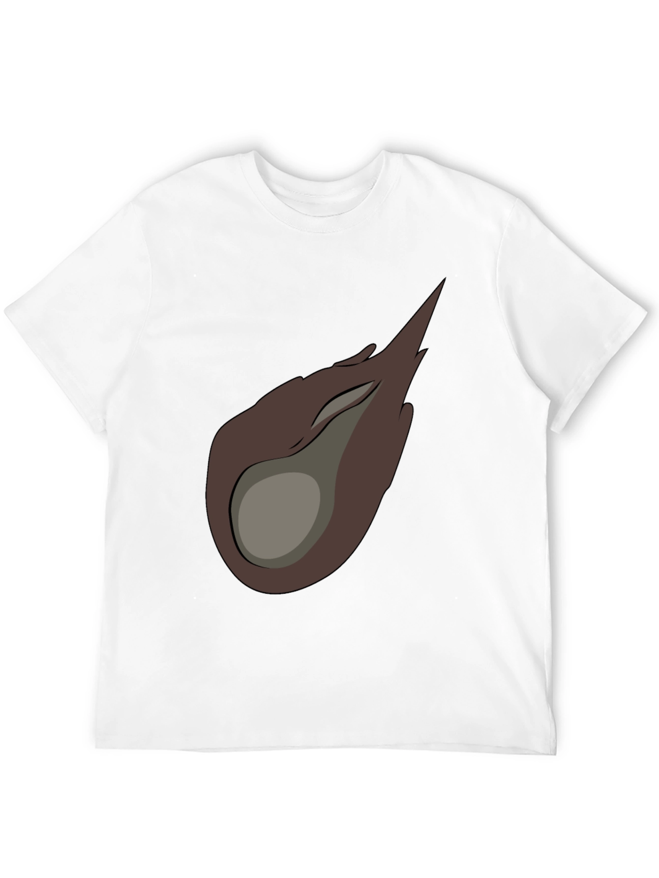 Meteor Graphic Tee - Black Cotton Casual T-Shirt