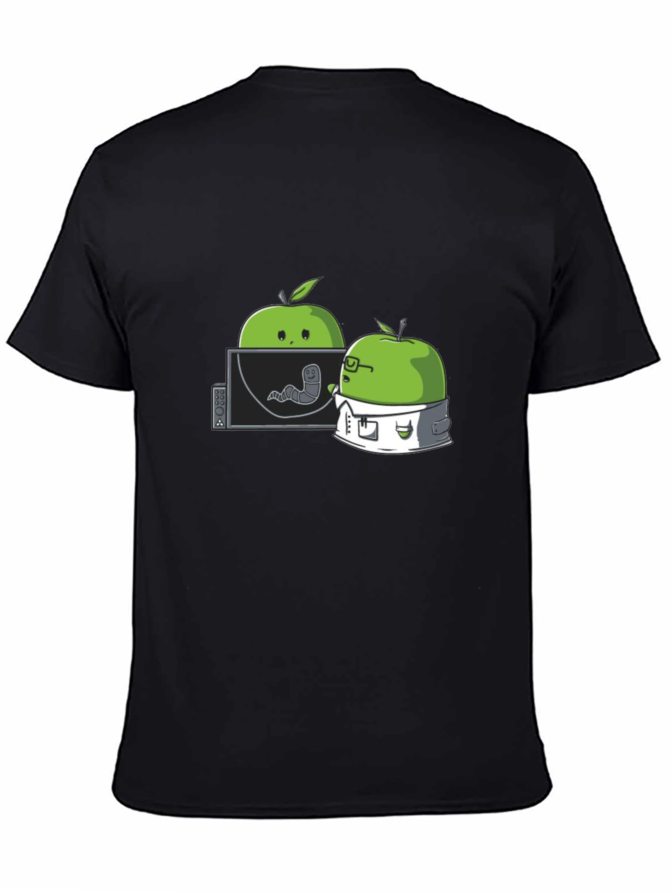 Apple Worm Lab T-Shirt - Funny Science Tee