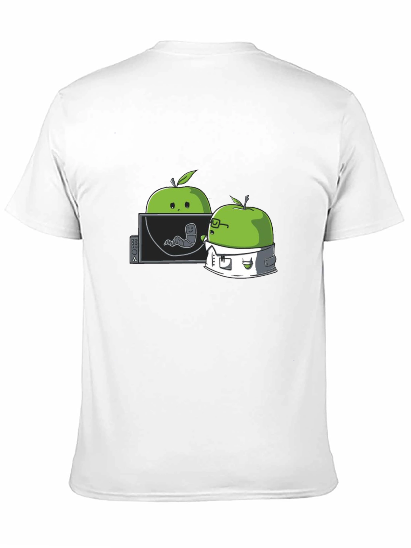 Apple Worm Lab T-Shirt - Funny Science Tee