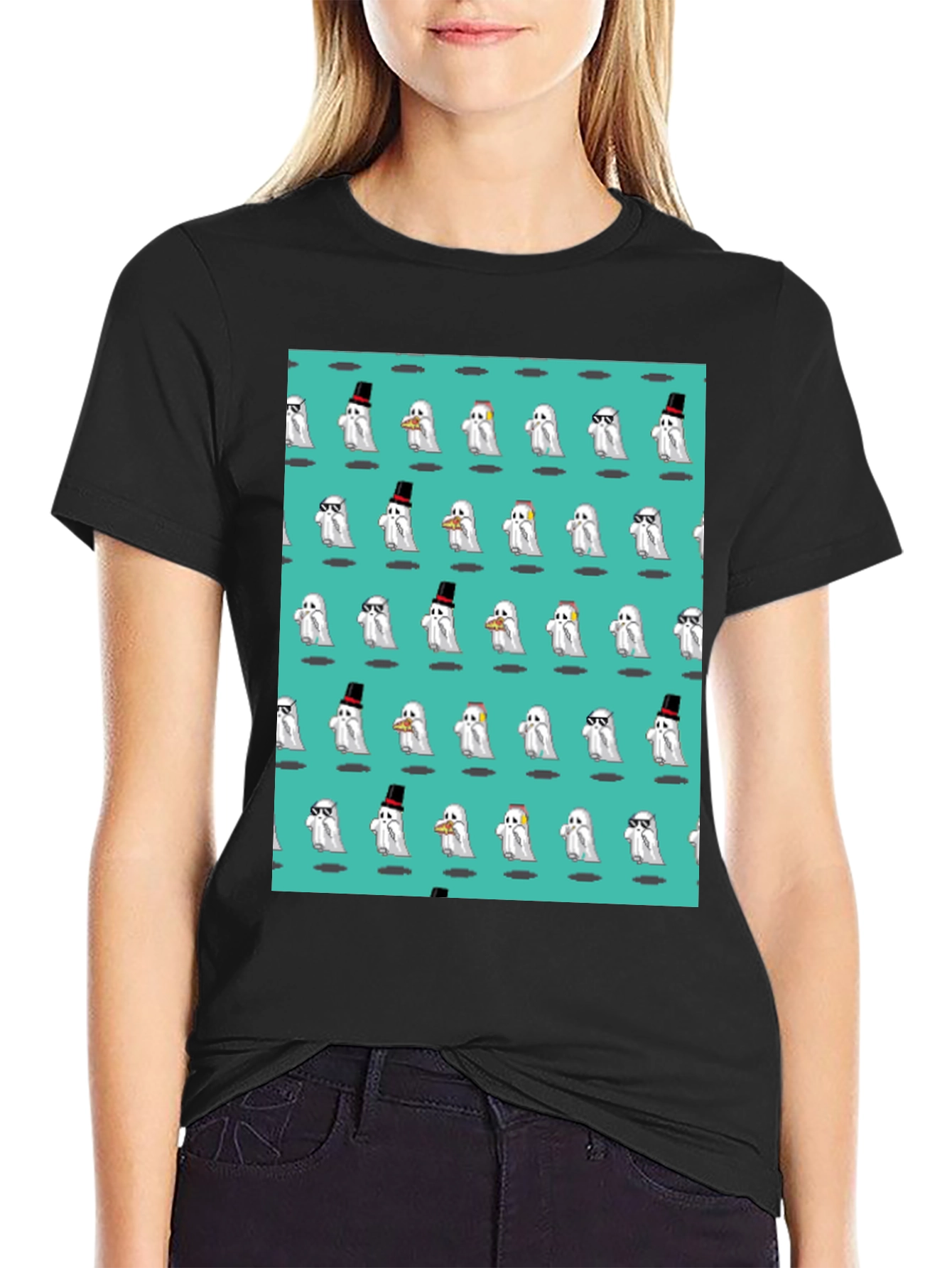 Ghost Pattern T-Shirt