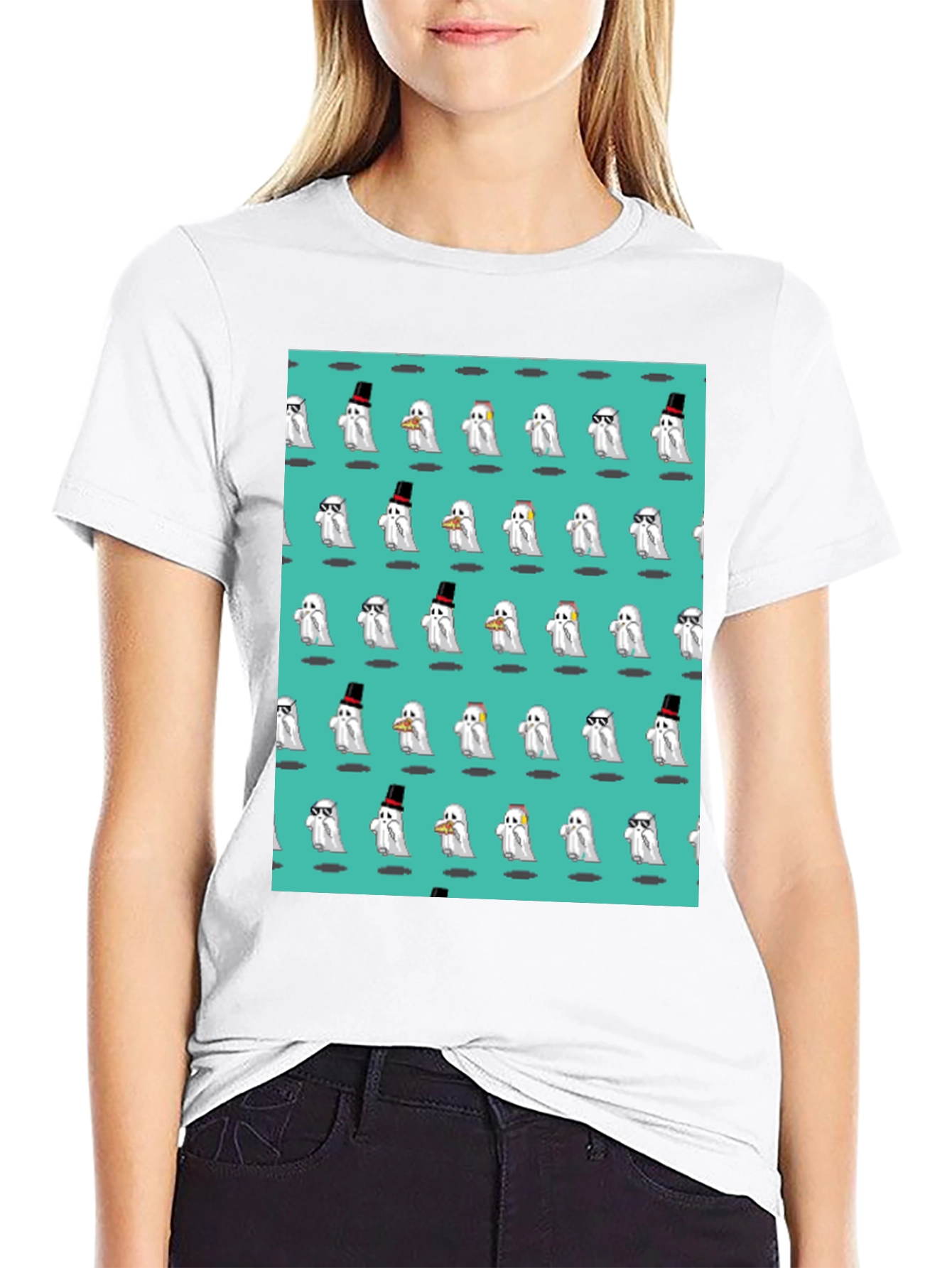 Ghost Pattern T-Shirt