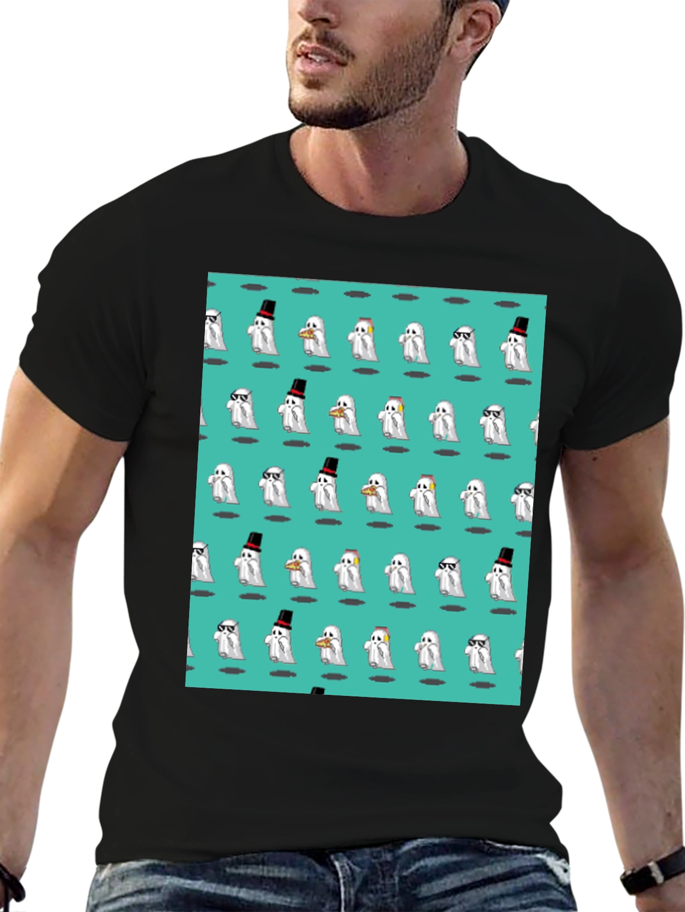 Ghost Pattern T-Shirt