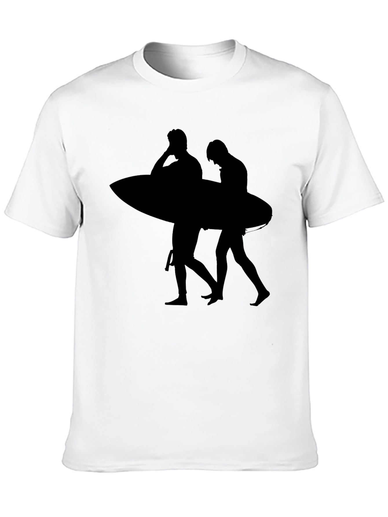 Black Surf Silhouette Tee