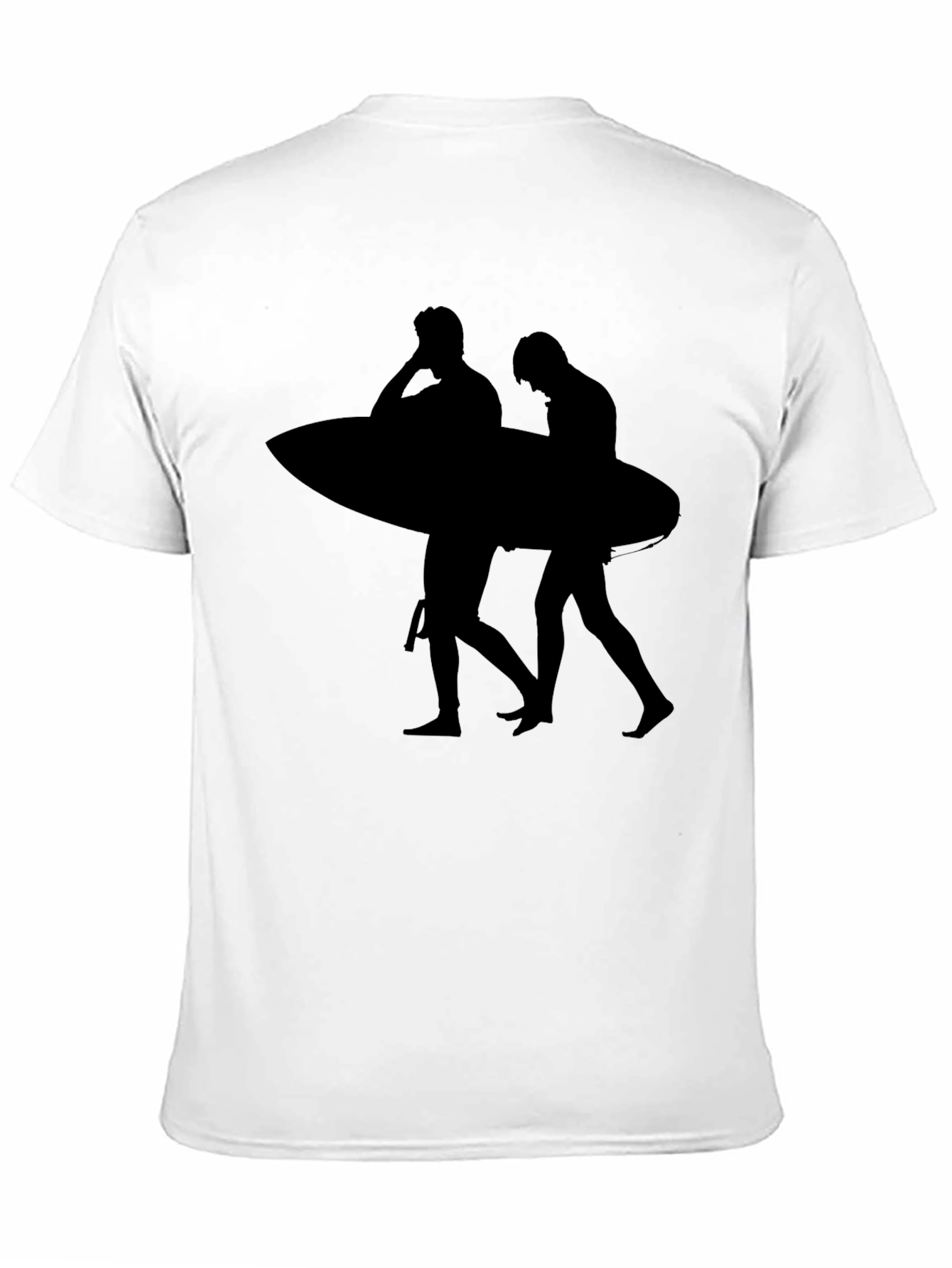 Black Surf Silhouette Tee