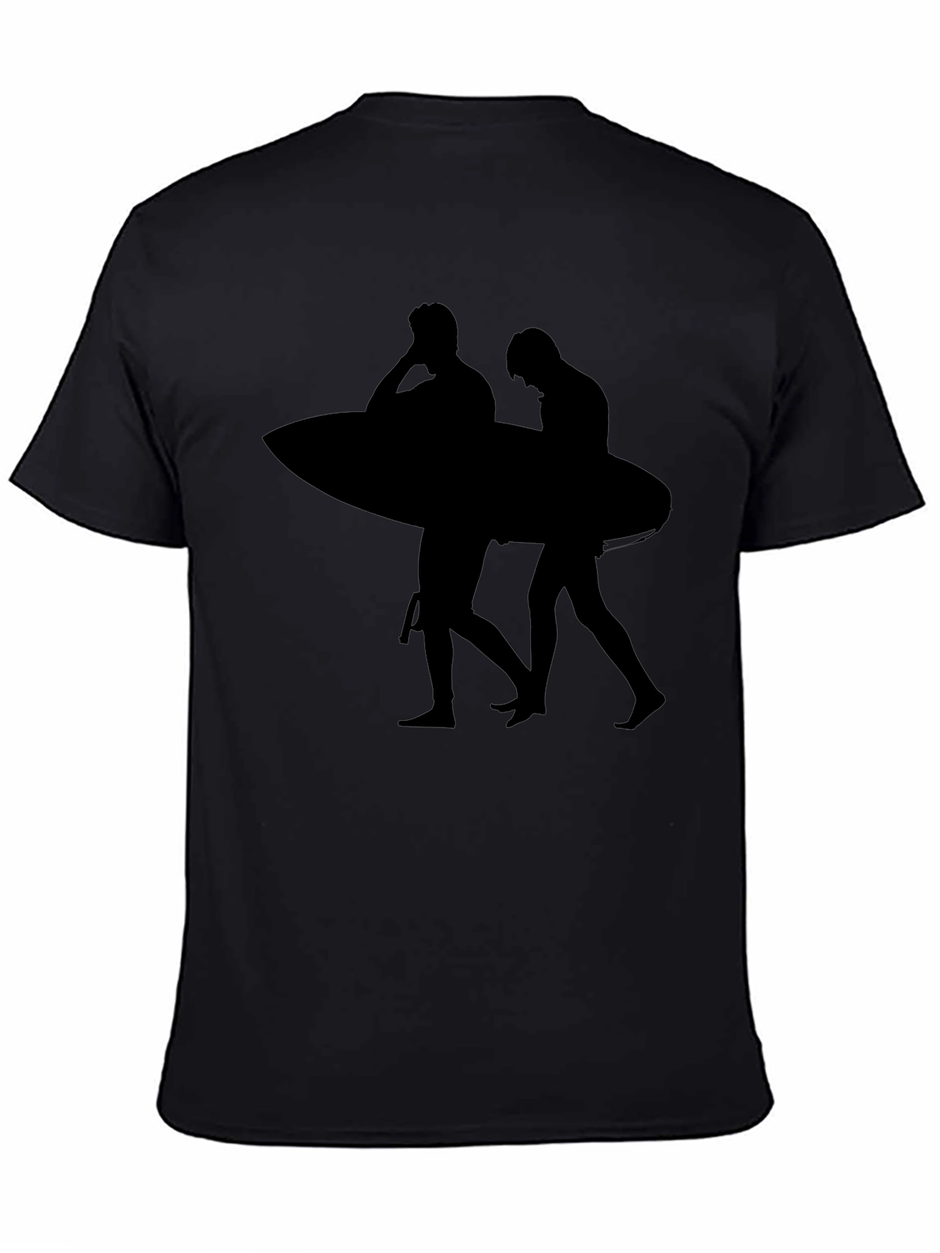 Black Surf Silhouette Tee