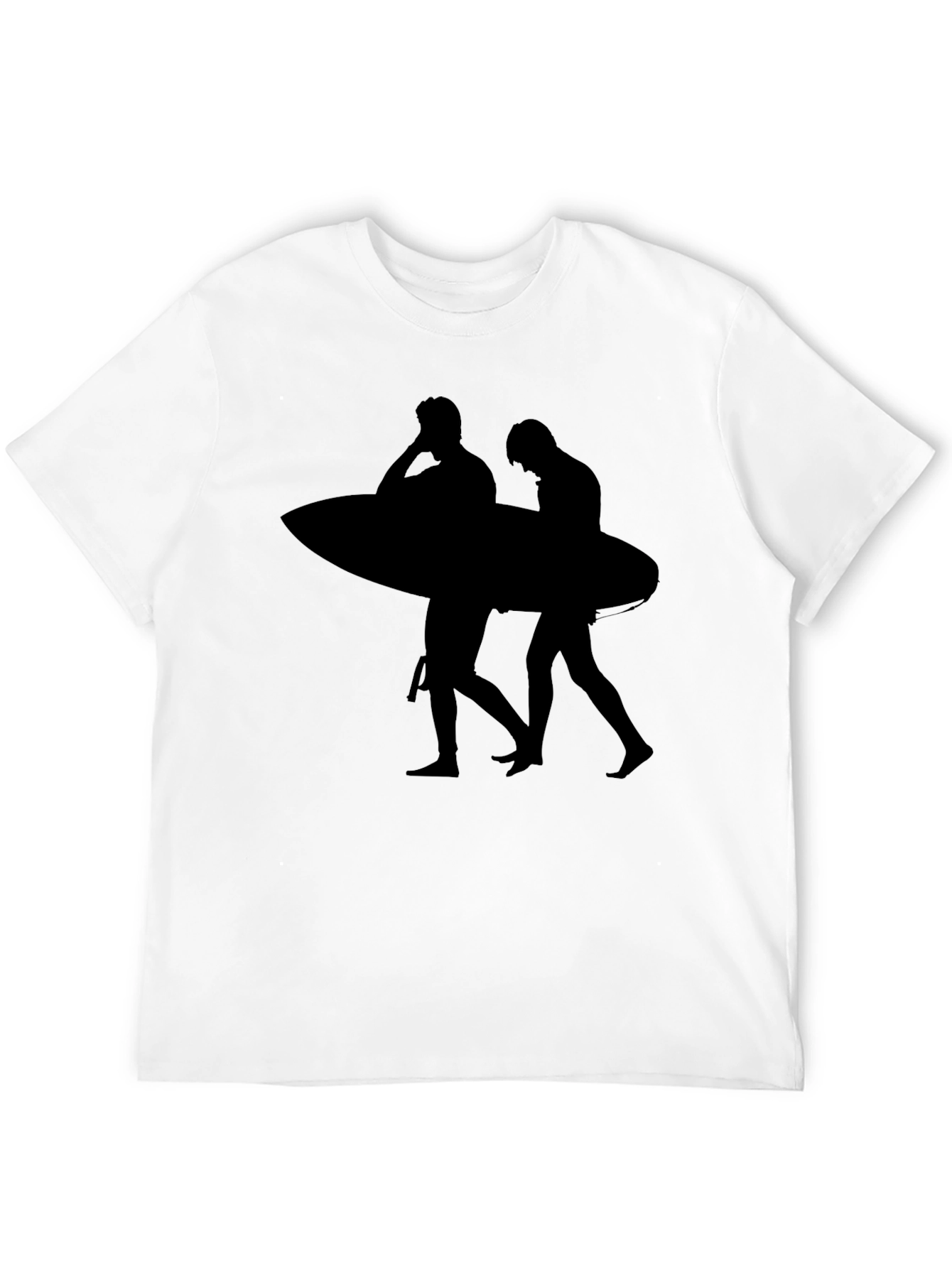 Black Surf Silhouette Tee