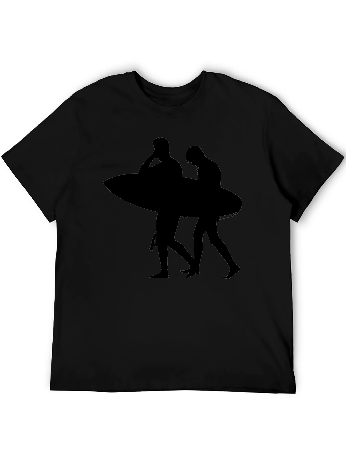 Black Surf Silhouette Tee