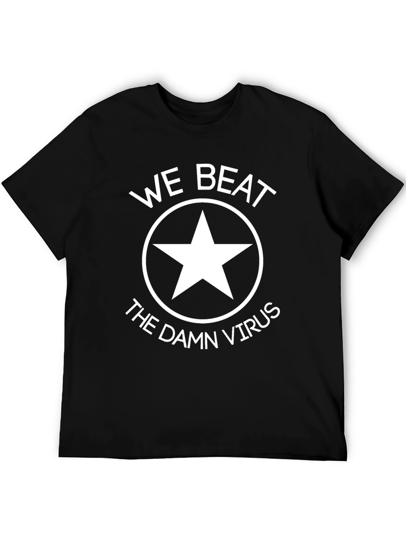 We Beat The Damn Virus Graphic Tee