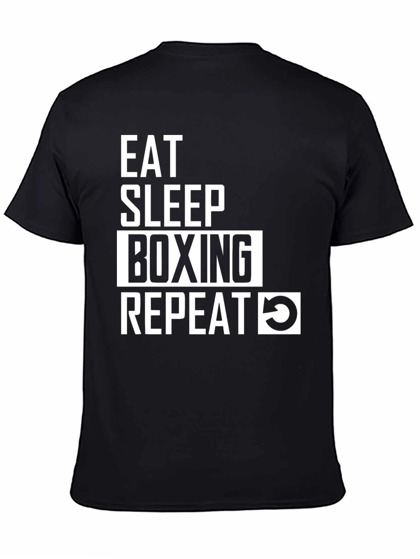 Eat Sleep Boxing Repeat Graphic T-Shirt