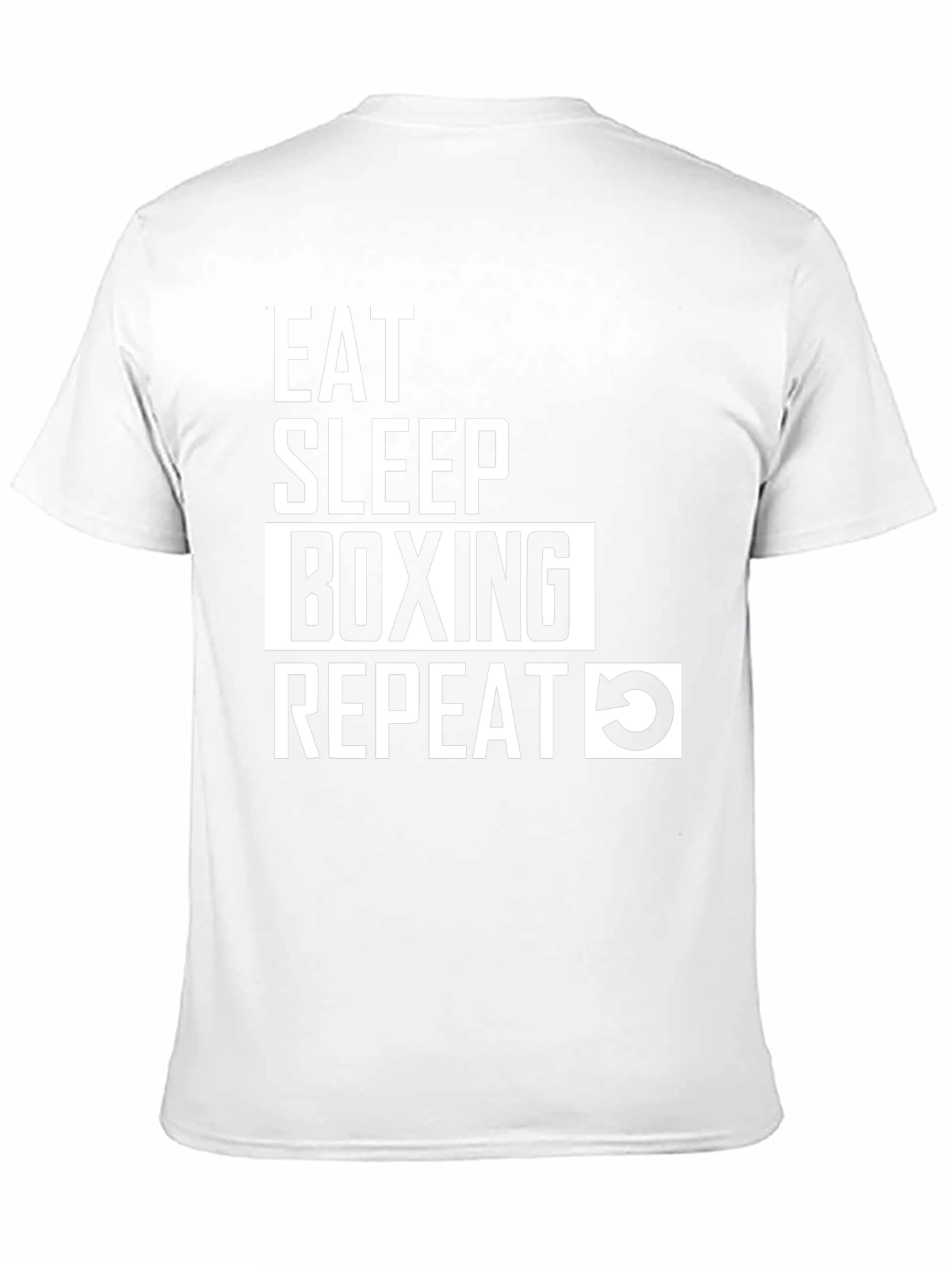 Eat Sleep Boxing Repeat Graphic T-Shirt