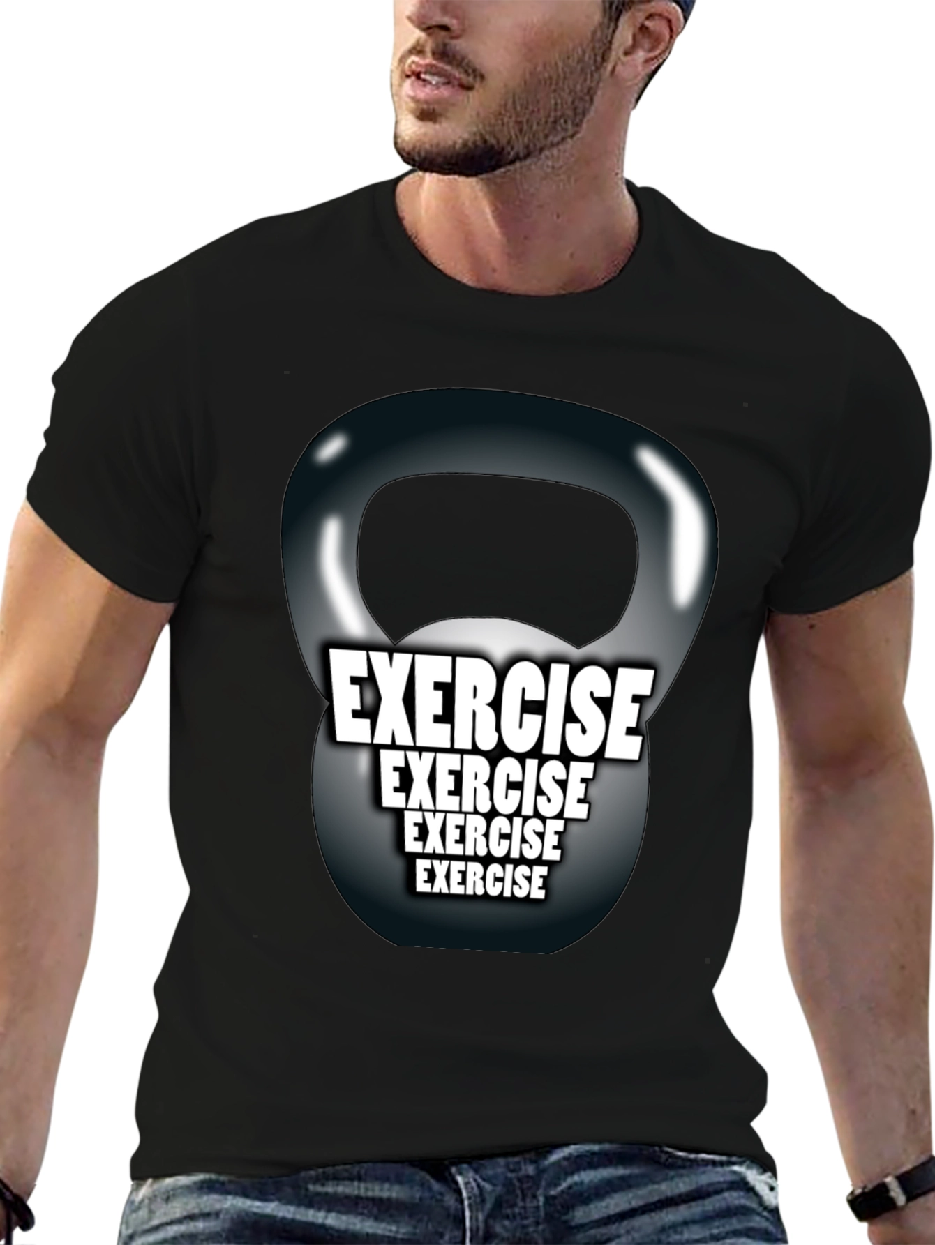 Exercise Kettlebell Graphic Tee