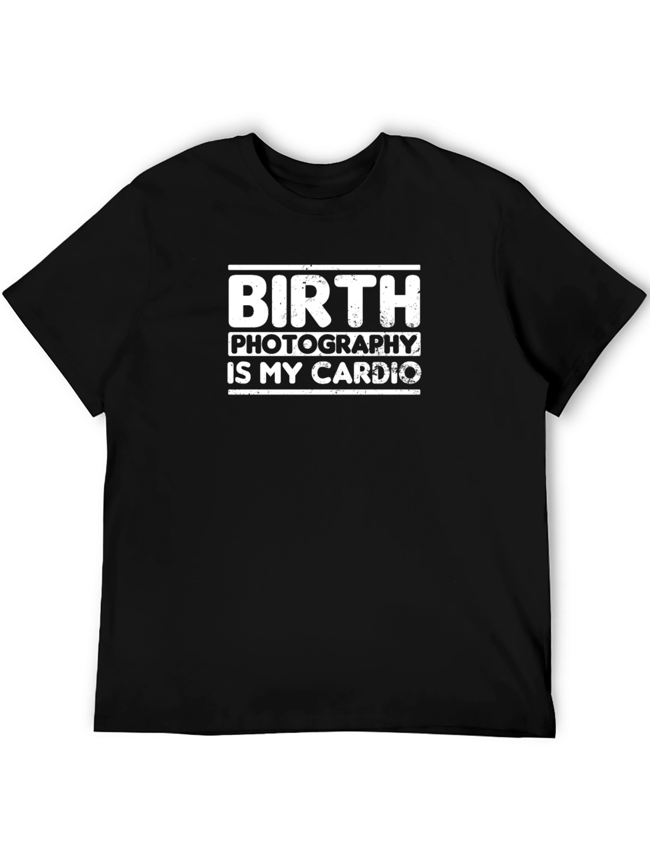 Birth Photography Cardio T-Shirt - Funny Photographer Tee