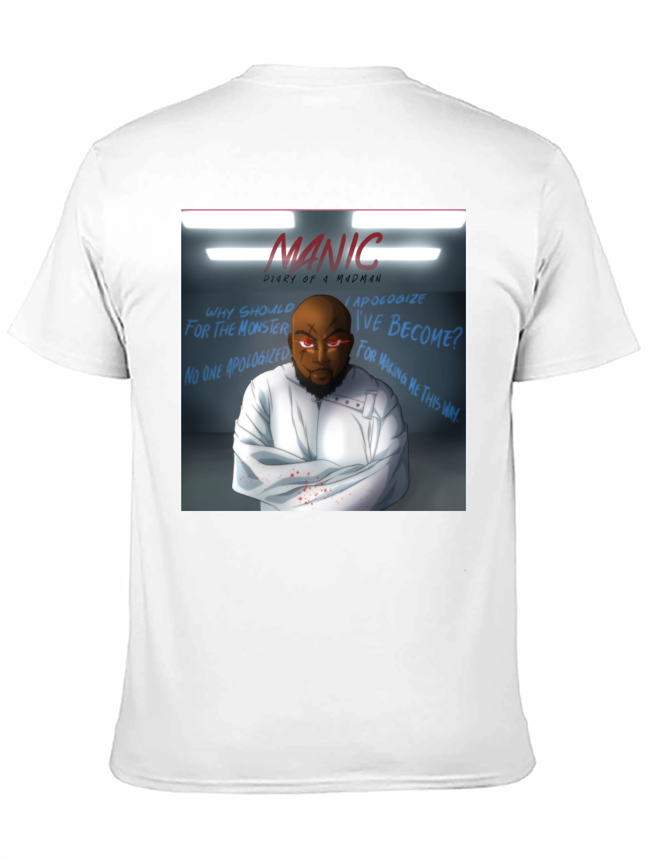 Manic Diary of a Madman Graphic T-Shirt