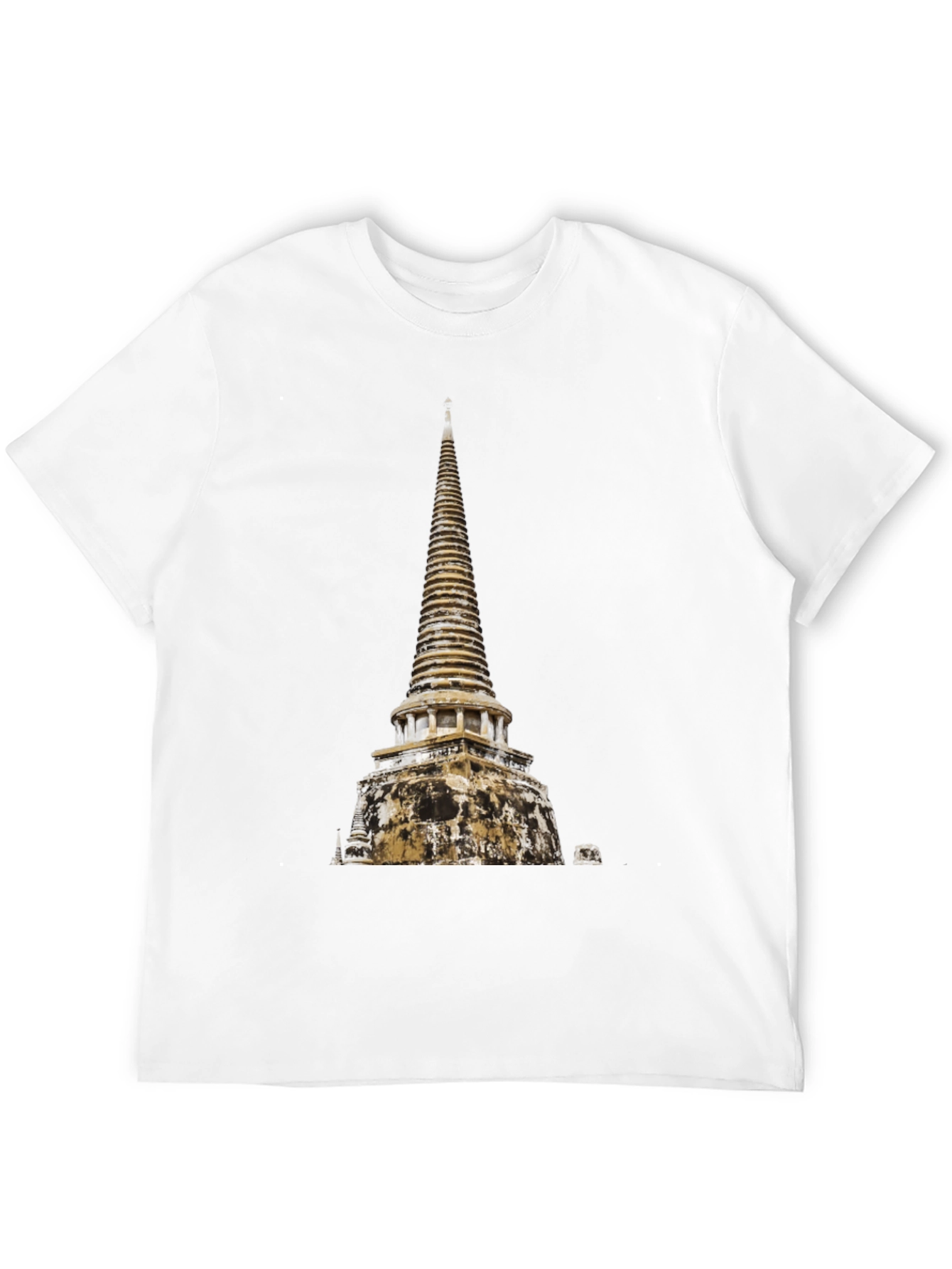 Temple Print Black T-Shirt