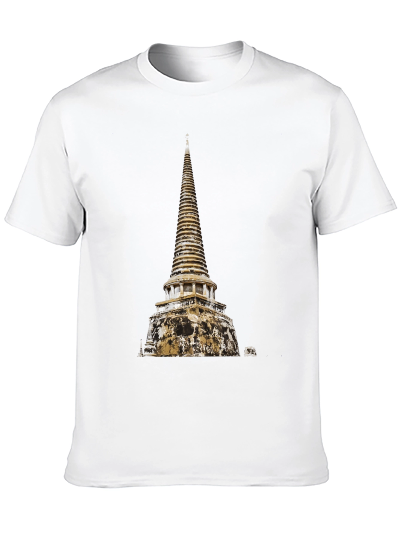 Temple Print Black T-Shirt