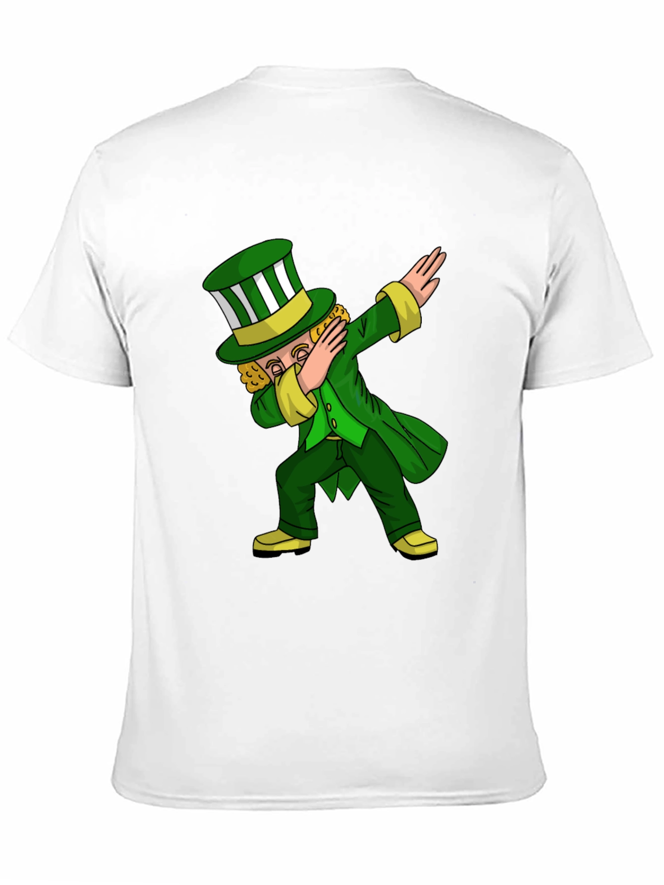 St. Patricks Day Leprechaun Dab Black T-Shirt